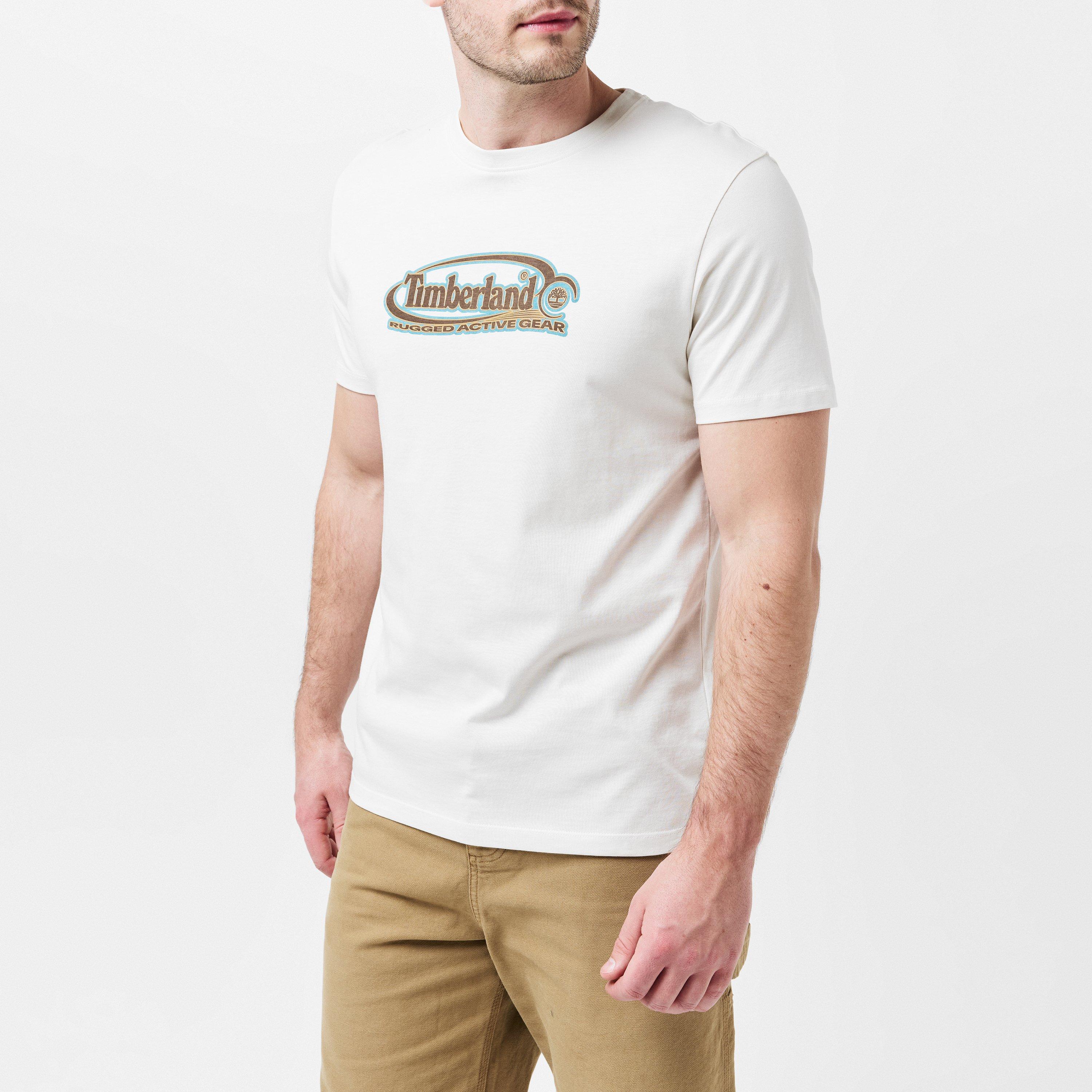 Bianco - Timberland - Logo Vintage T-Shirt - 3