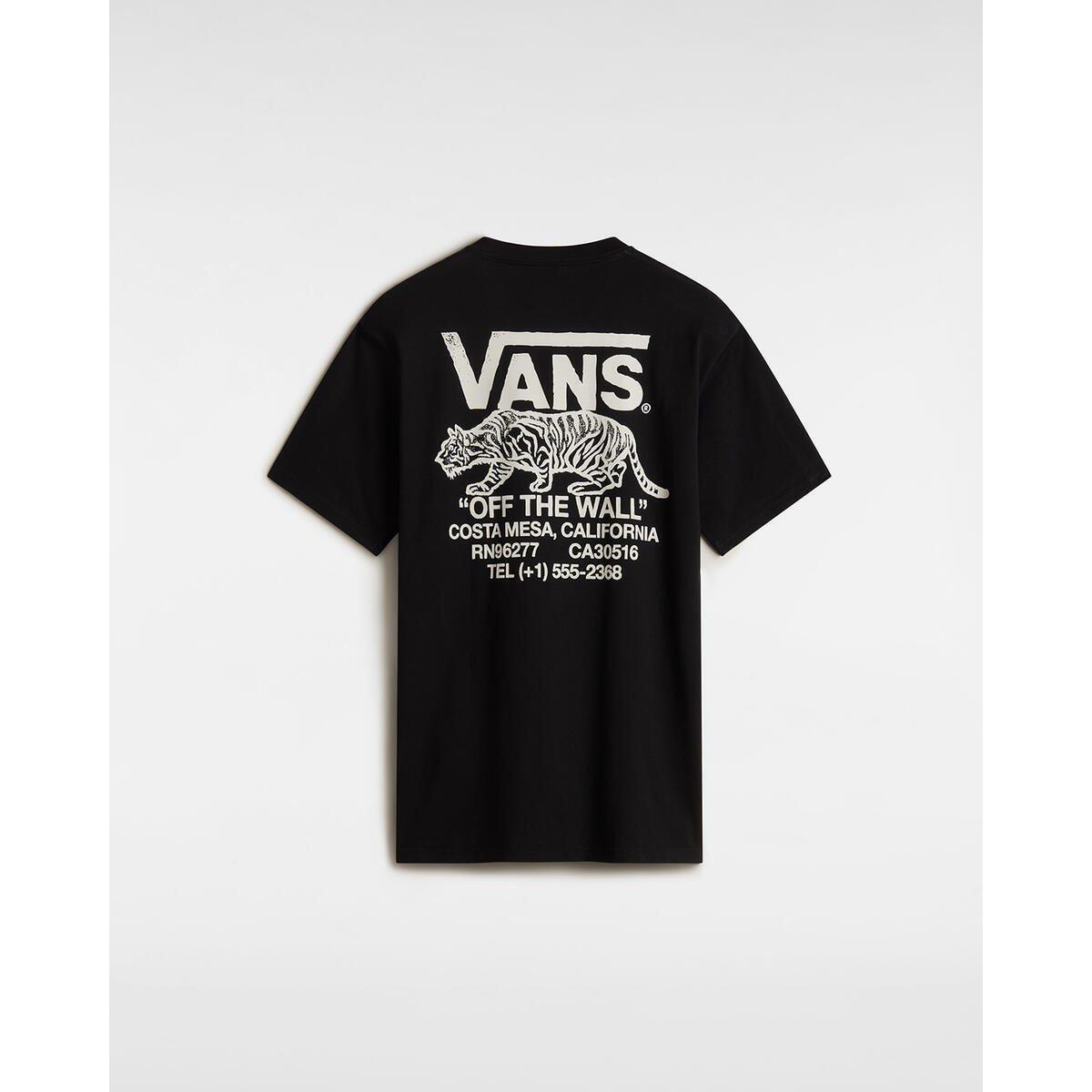 Vans Sneaky Ss Black T Shirt Mens