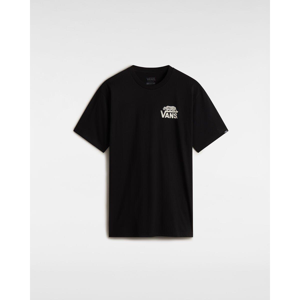 Black - Vans - Sneaky Short Sleeve Black Regular Fit T-Shirt - 2