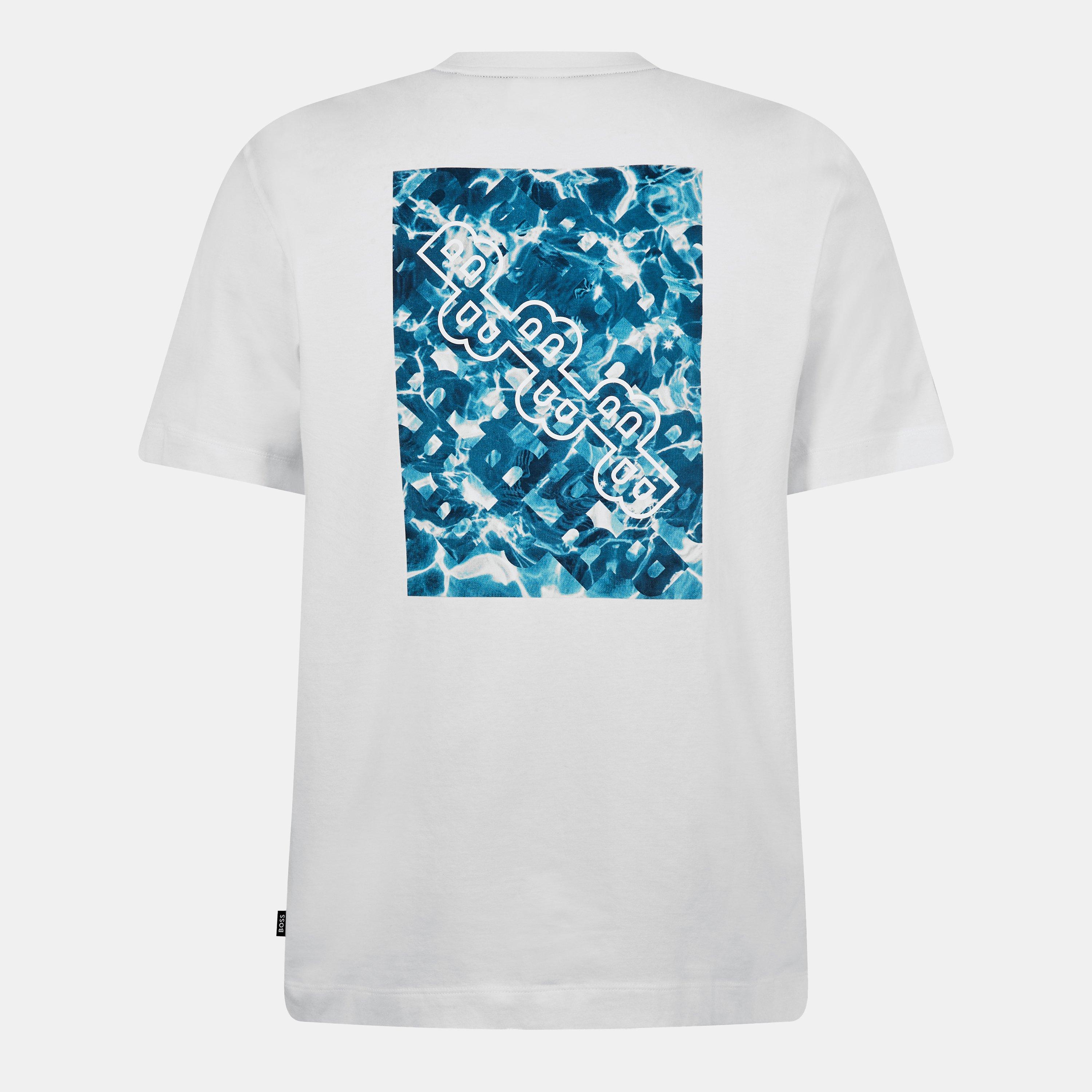 White 100 - Boss - Men's HBB HTaut 81 Regular Fit T-Shirt - 2