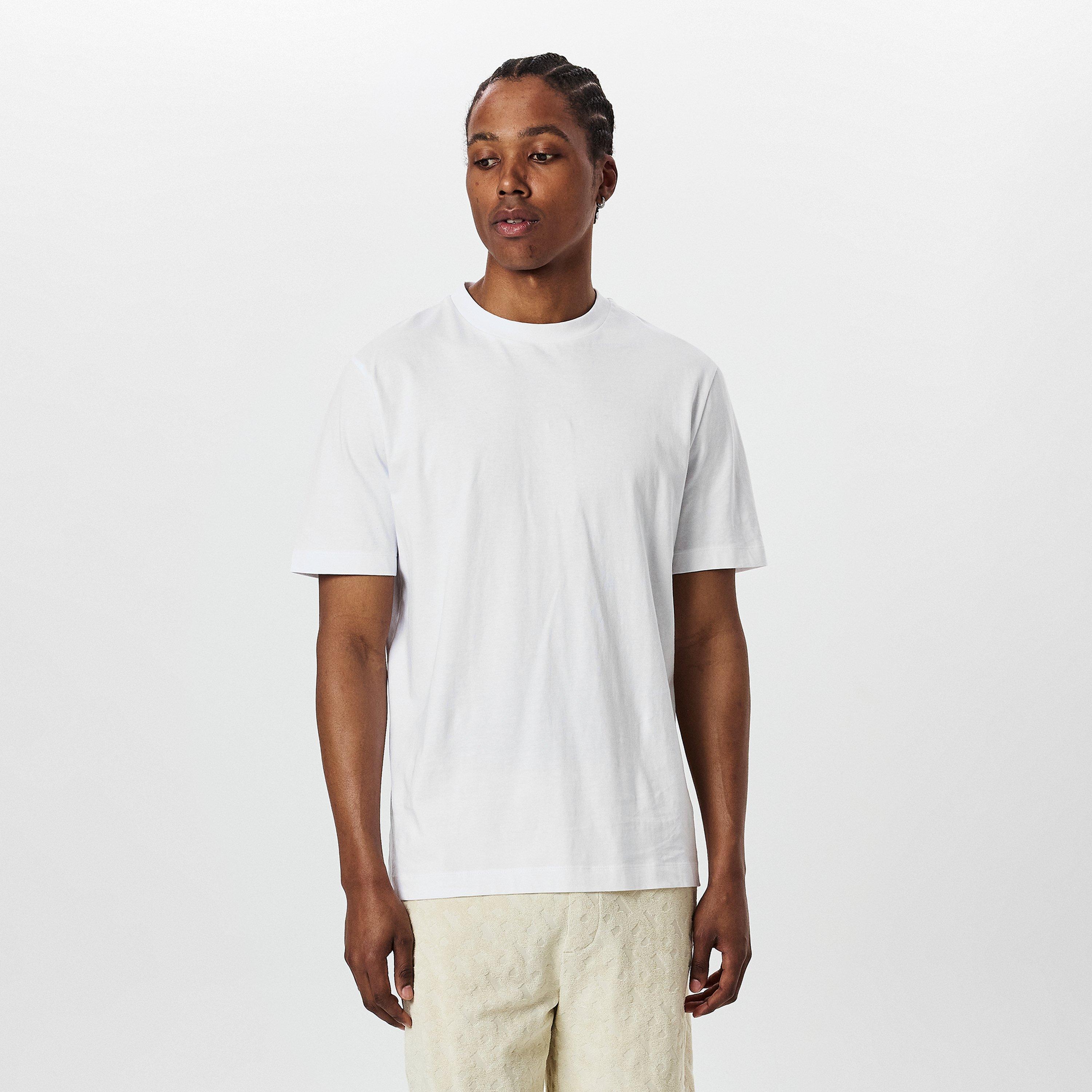 White 100 - Boss - Men's HBB HTaut 81 Regular Fit T-Shirt - 3