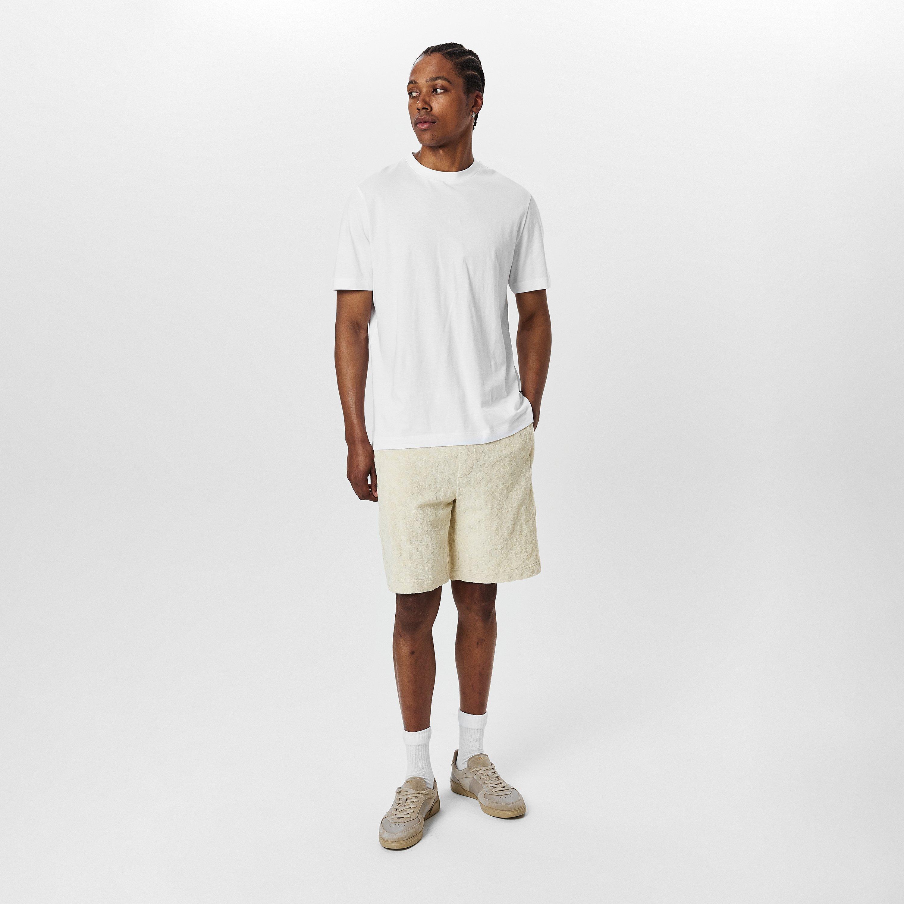 White 100 - Boss - Men's HBB HTaut 81 Regular Fit T-Shirt - 6