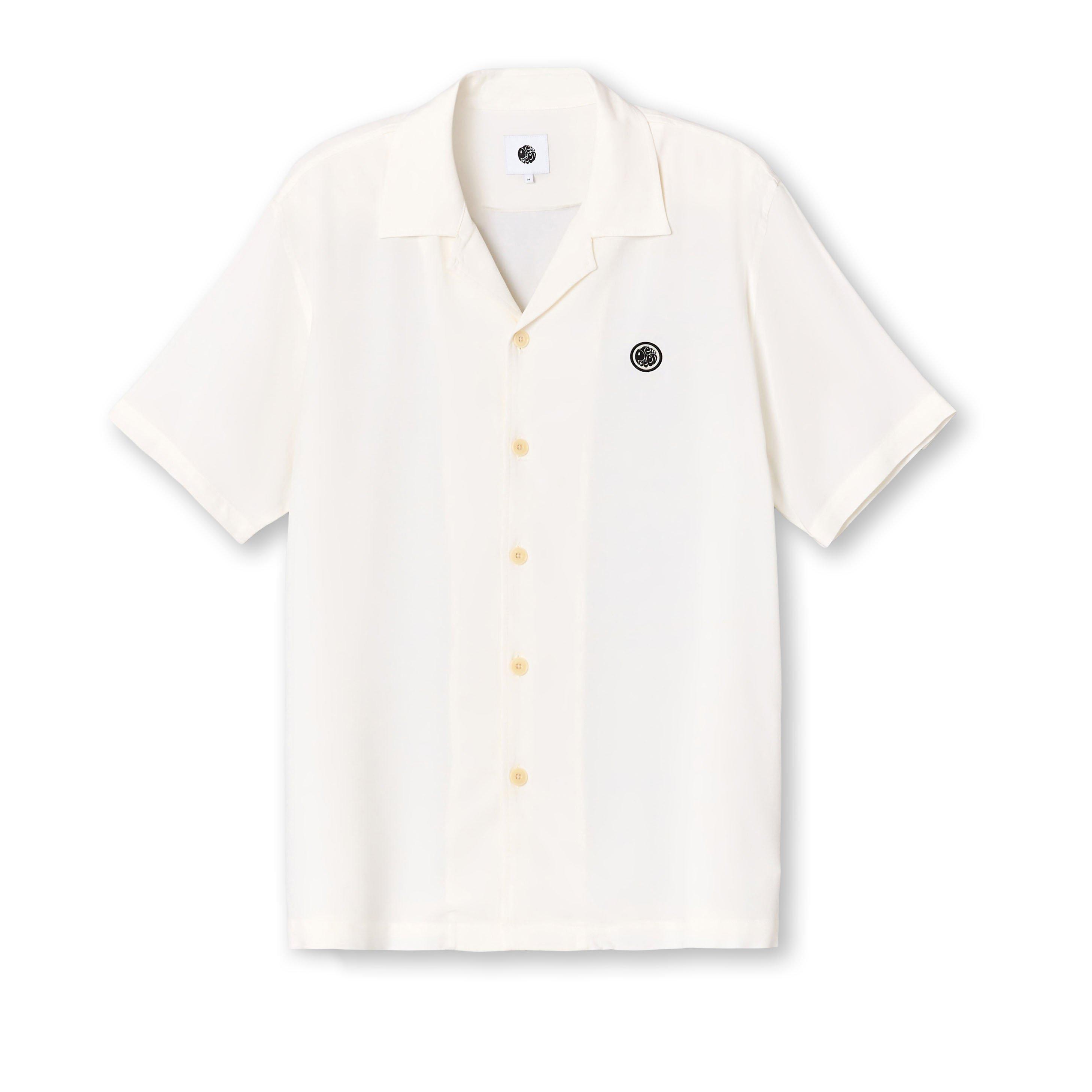 Hvid - Pretty Green - Men's Plain Short-Sleeve Regular Fit T-Shirt - 1
