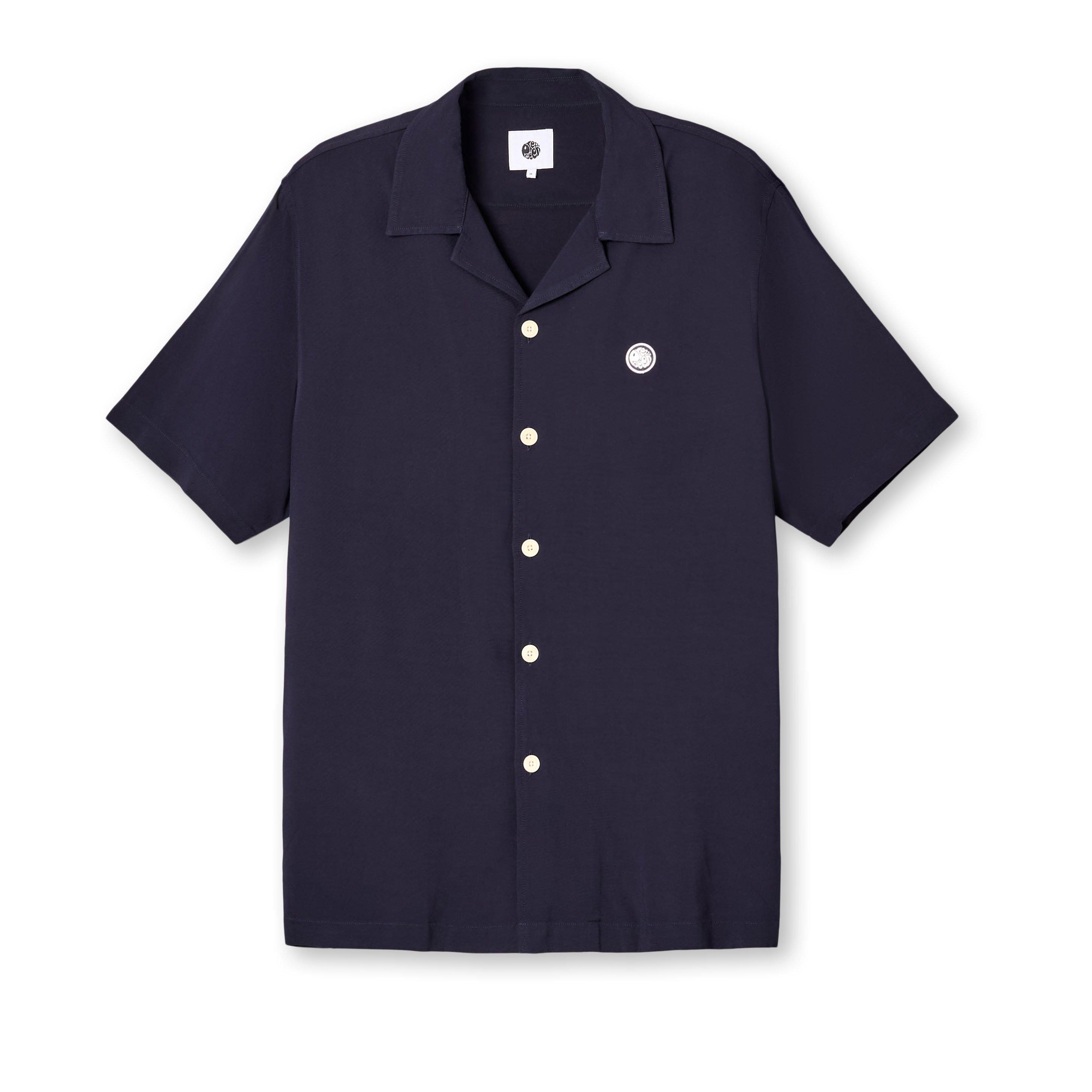 Navy - Pretty Green - Men's Plain Short-Sleeve Regular Fit T-Shirt - 1