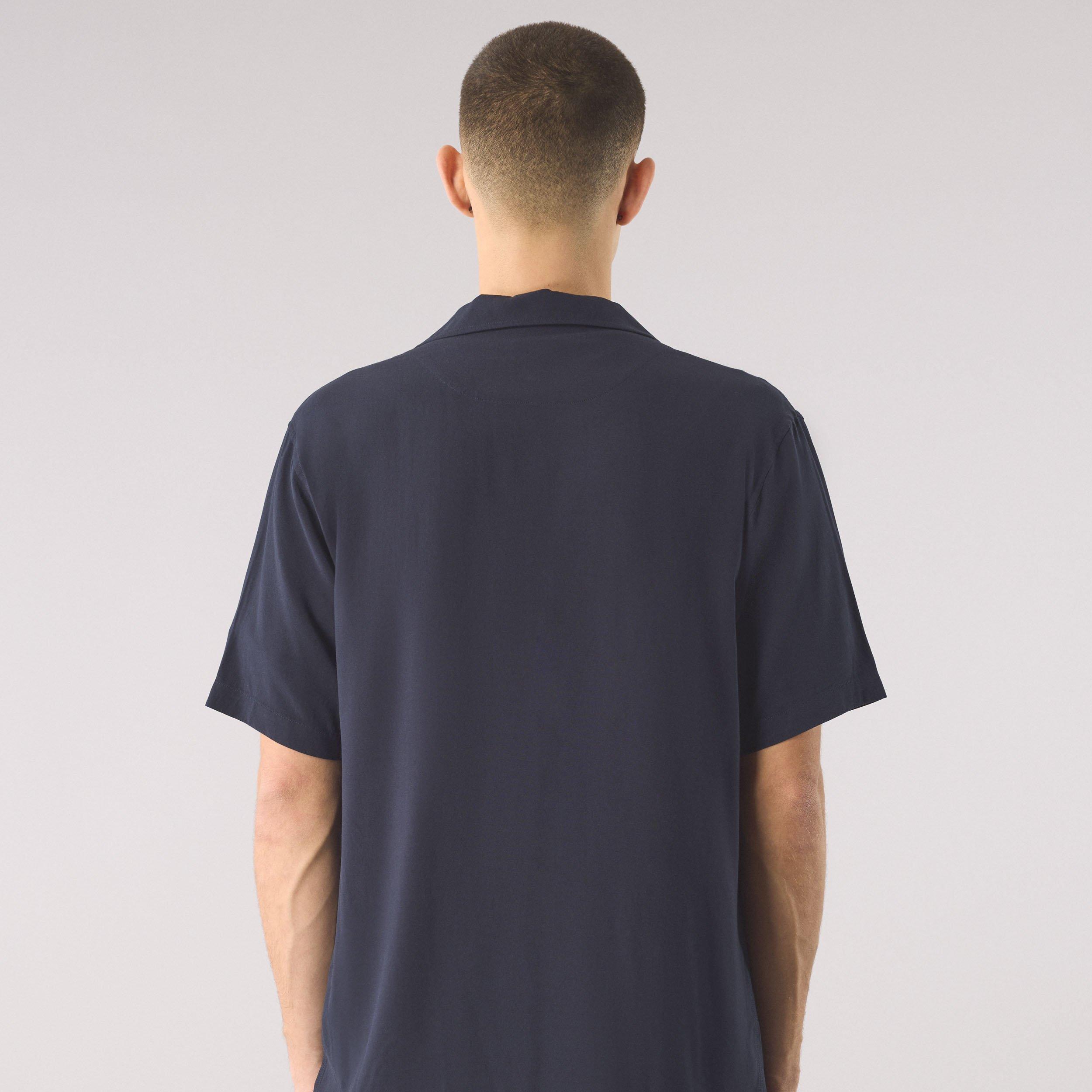 Navy - Pretty Green - Men's Plain Short-Sleeve Regular Fit T-Shirt - 4