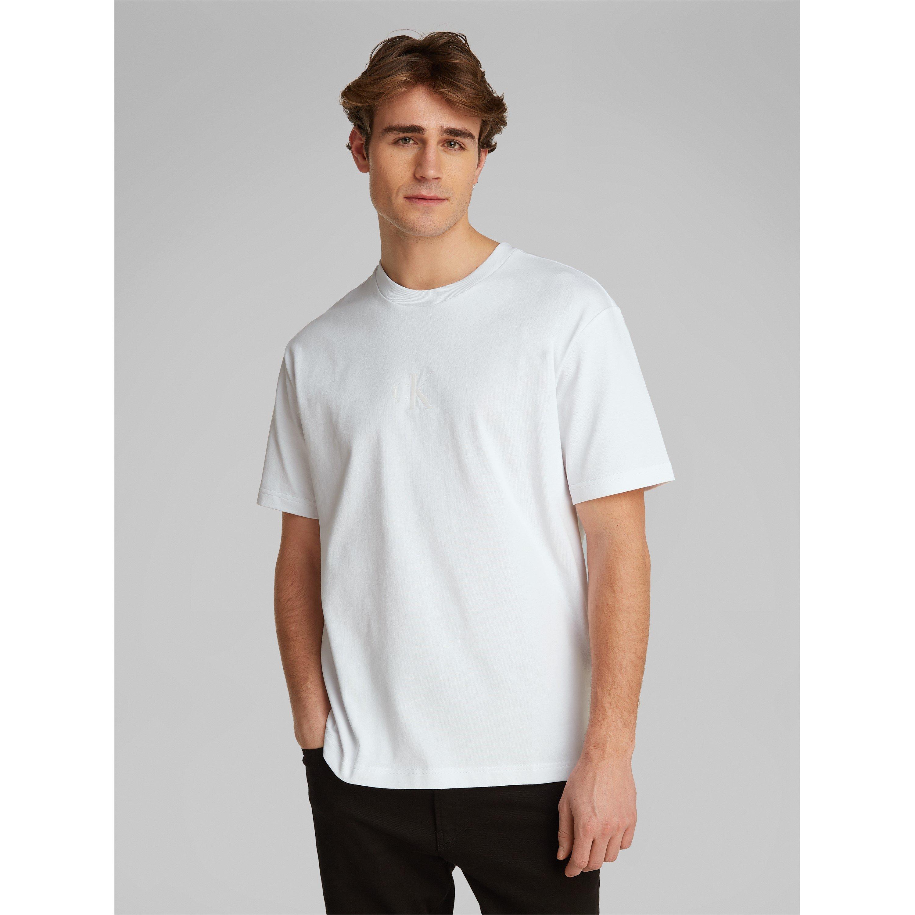 Brilliant White - Calvin Klein Jeans - Men's Short-Sleeve Regular Fit T-Shirt - 3