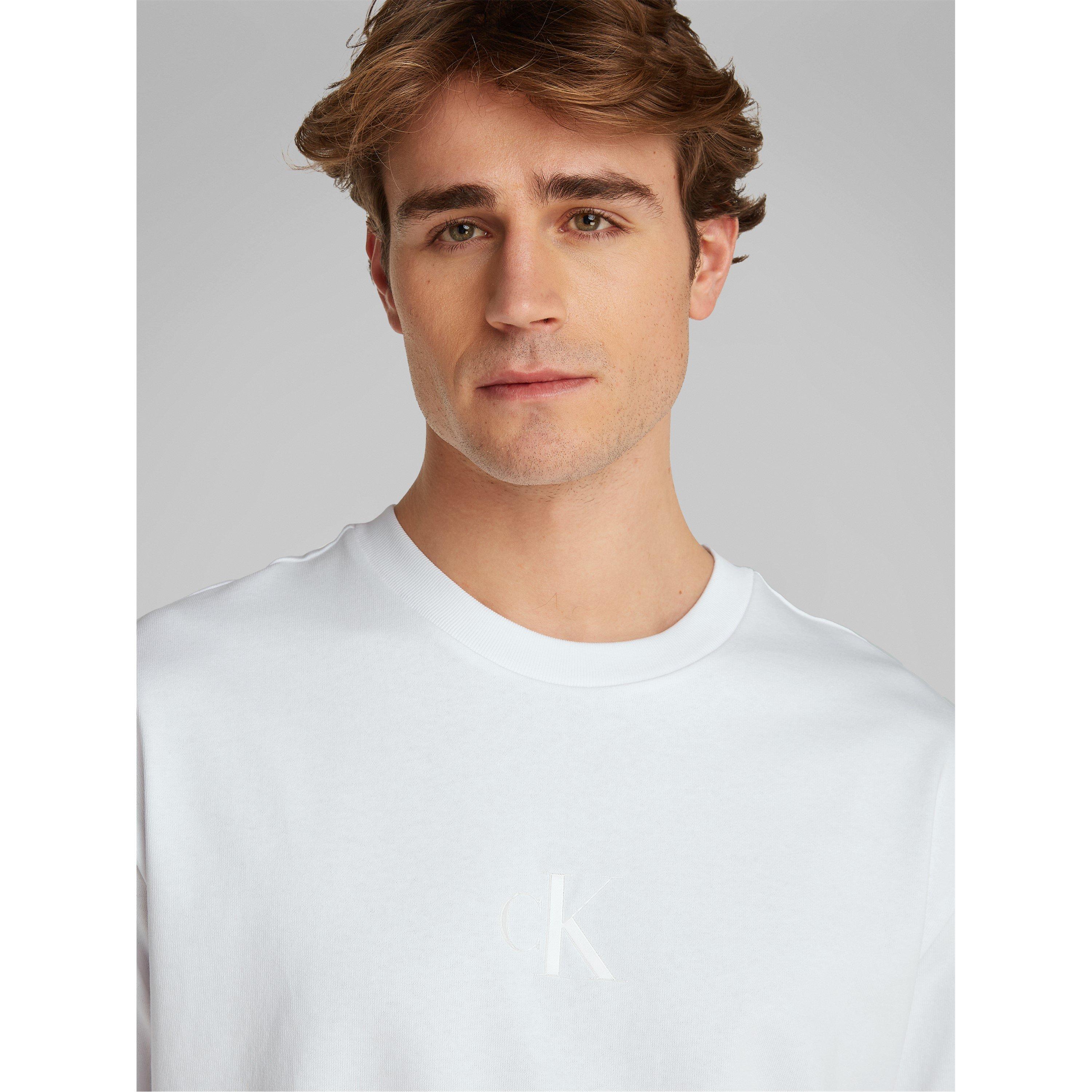 Brilliant White - Calvin Klein Jeans - Men's Short-Sleeve Regular Fit T-Shirt - 5