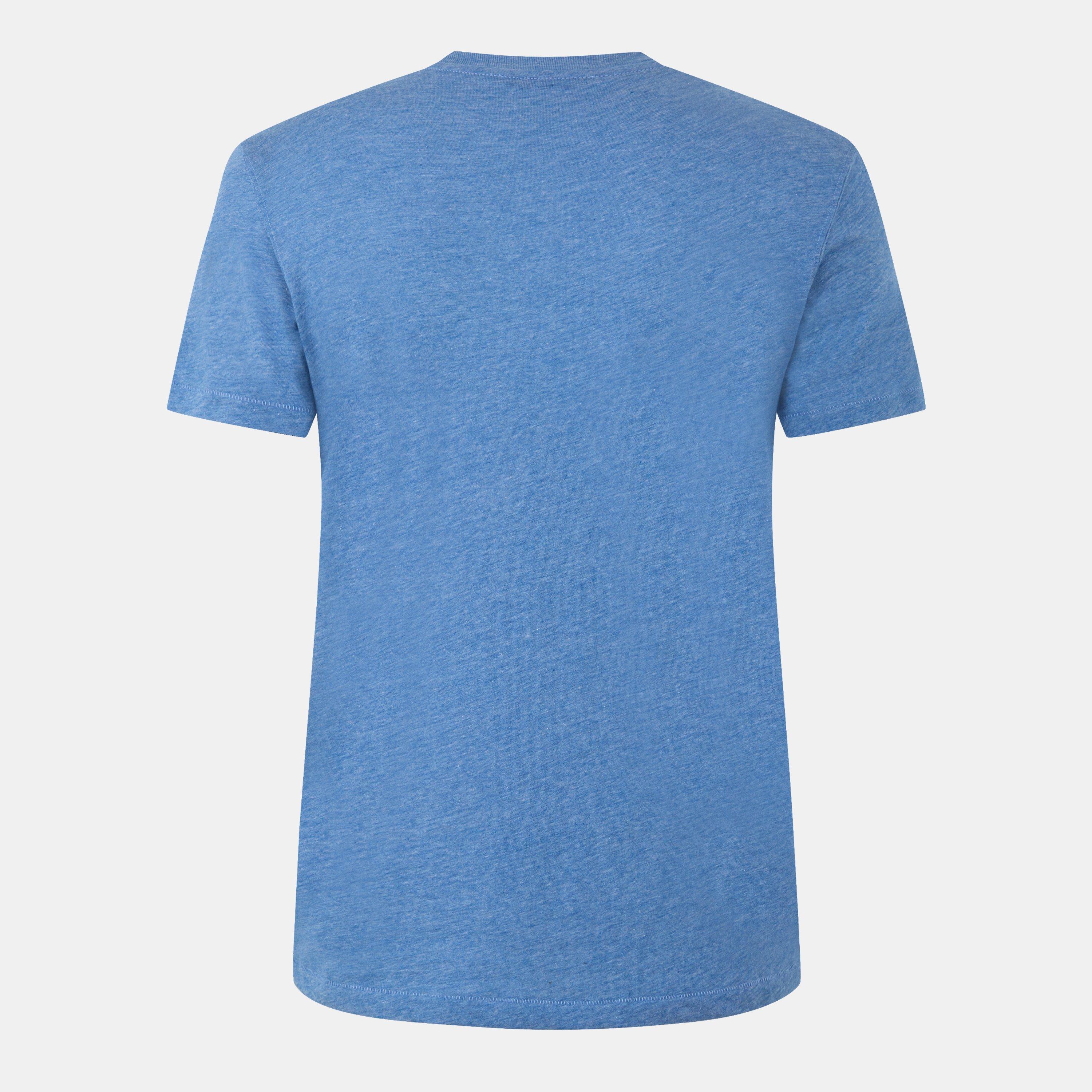 Azure Blue - Tom Ford - Cotton Blend Melange T-Shirt - 4