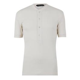 Tom Ford TF Henley SS T Sn52