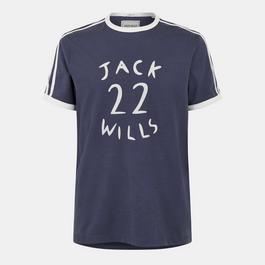 Jack Wills Sleeve Stripe Ringer T-Shirt