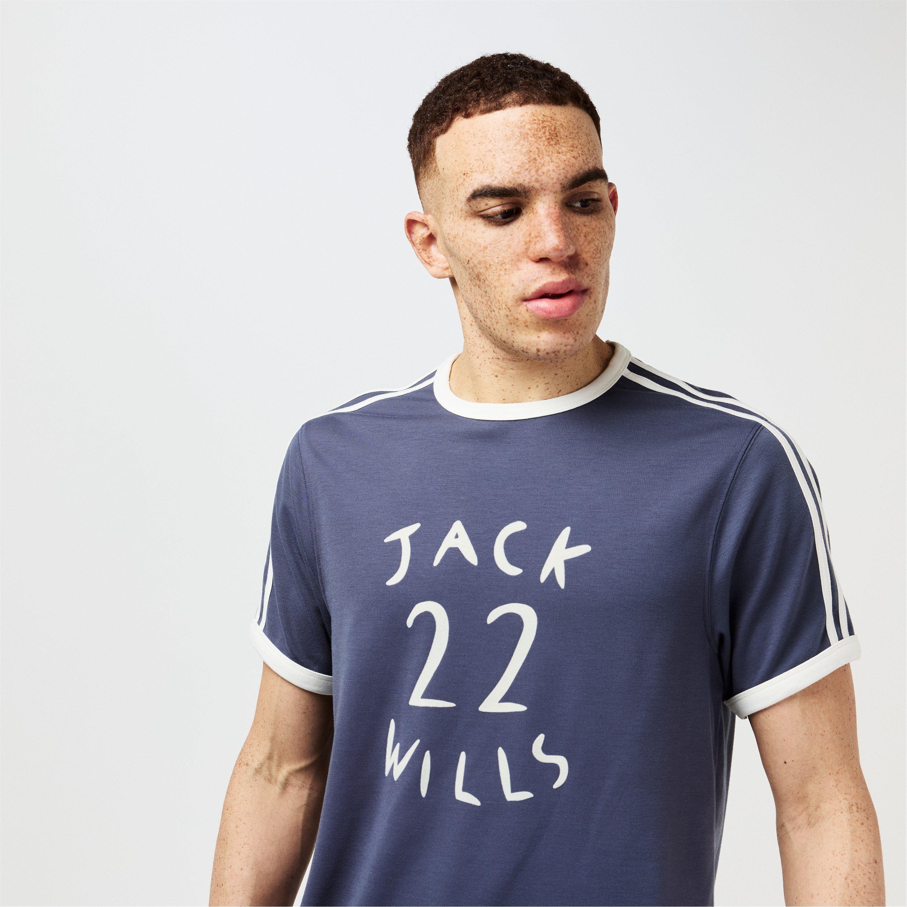 Night Sky - Jack Wills - JW Stripe Ringer Regular Fit T-Shirt - 3