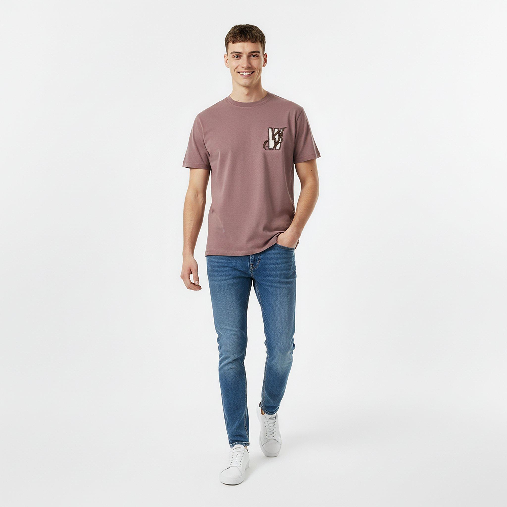 Brick Pink - Jack Wills - Men's Regular Fit T-Shirt - 5