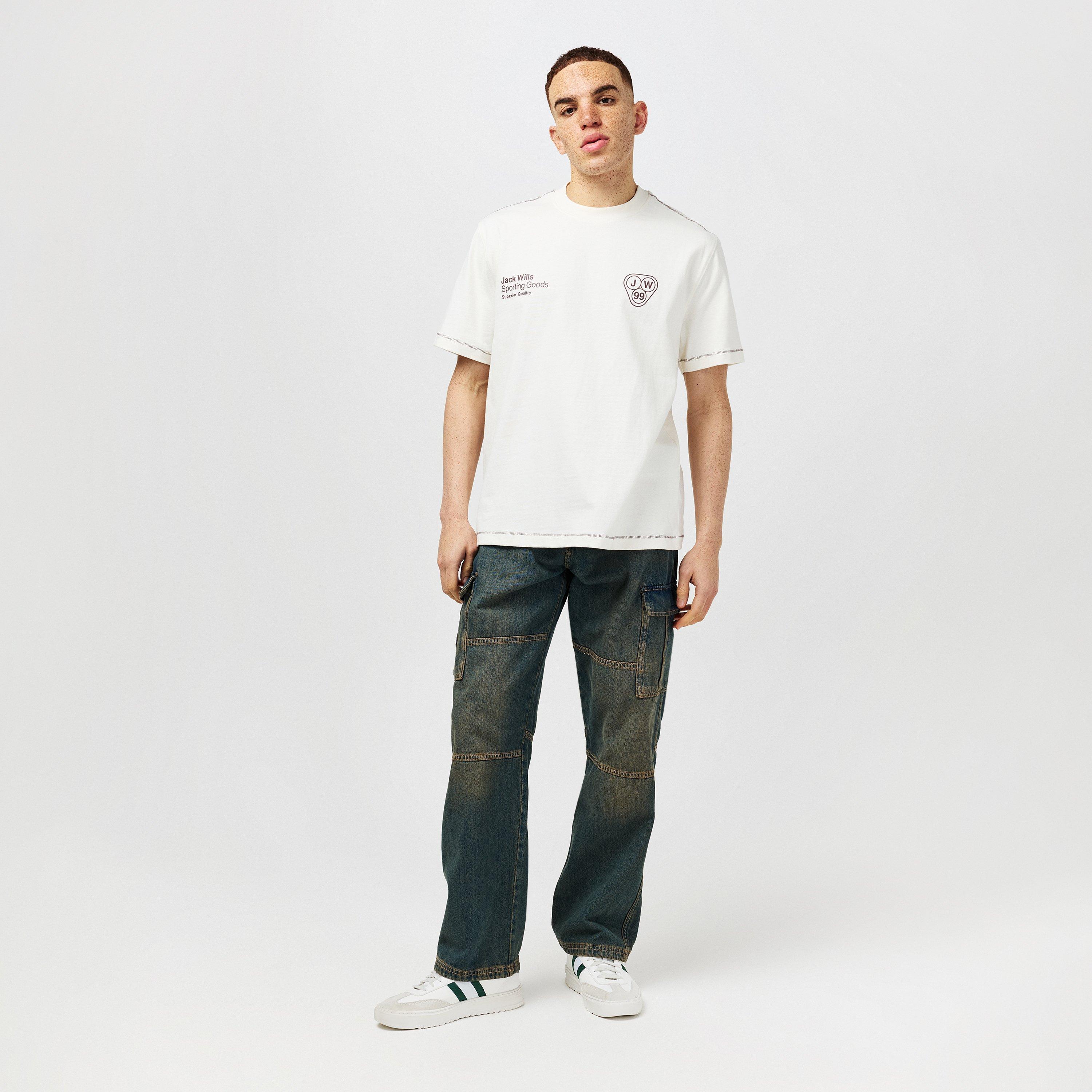 Cream - Jack Wills - Superior Regular Fit T-Shirt - 4