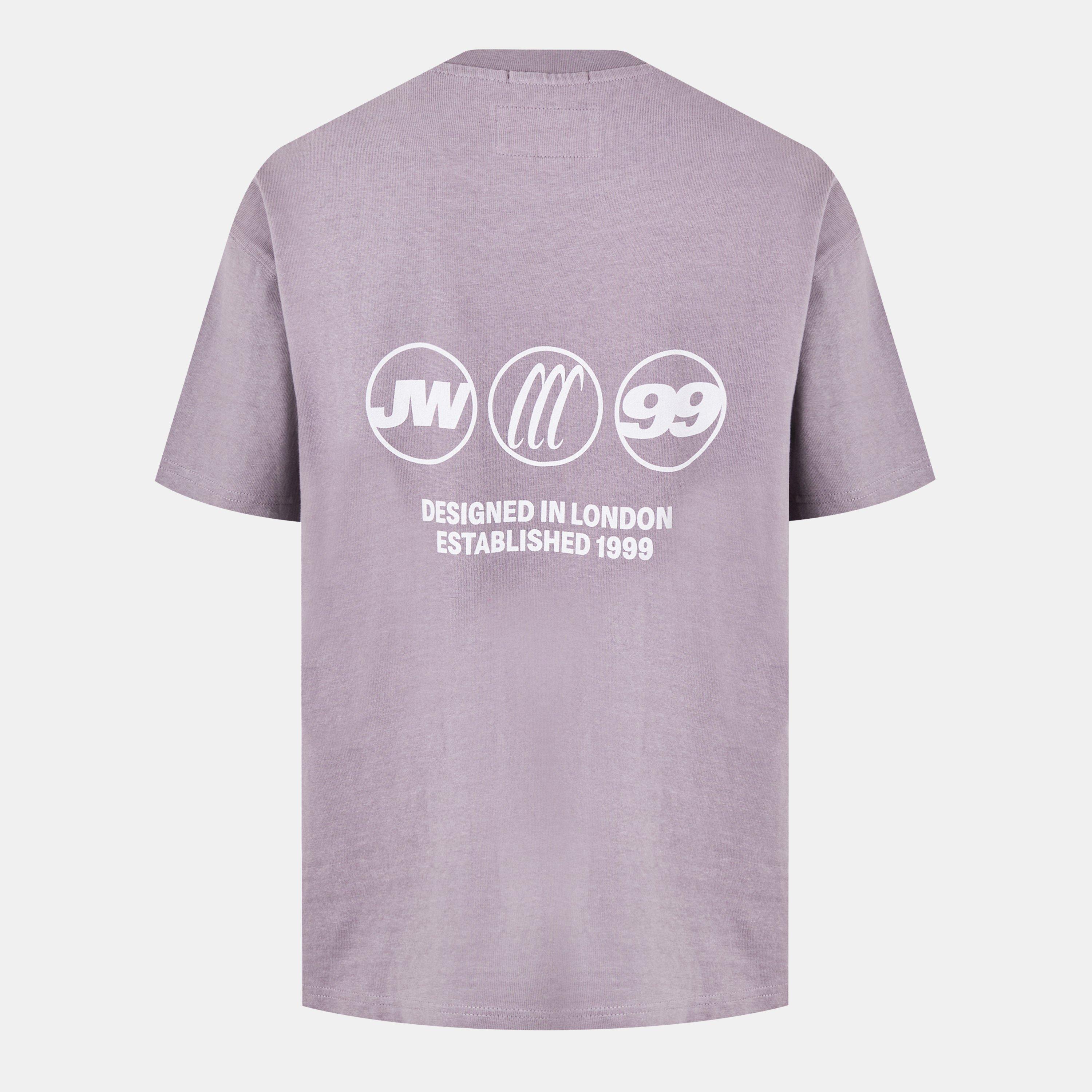 Donkerlila - Jack Wills - JW Multi Hit Regular Fit T-Shirt - 2