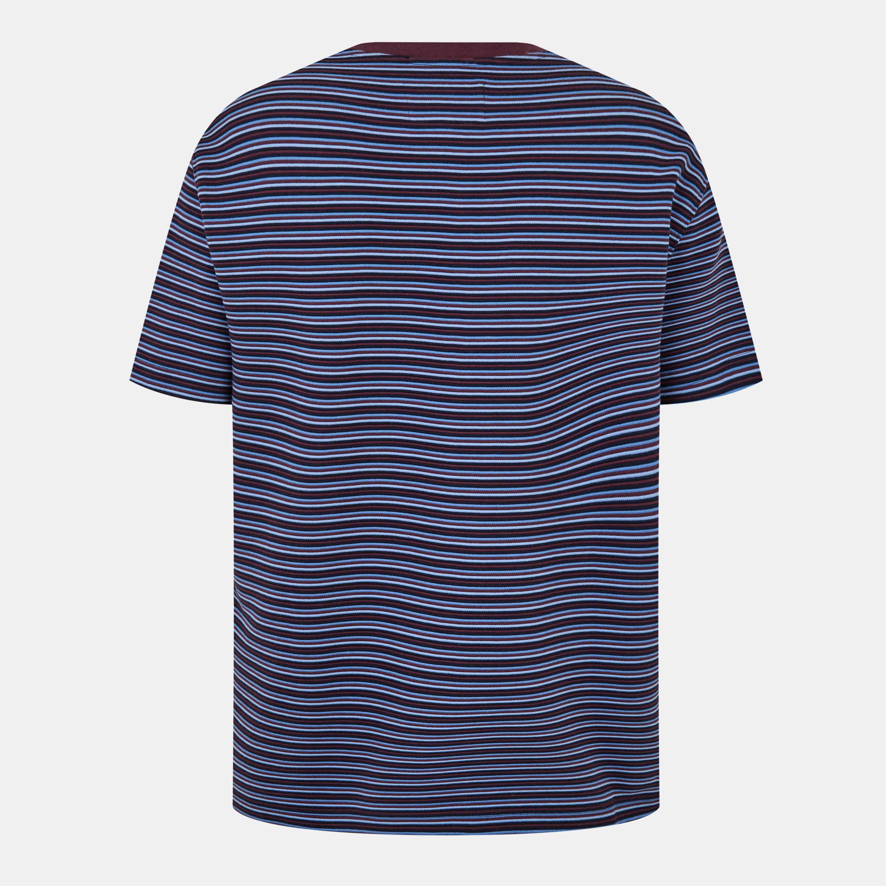 Moltn Chocolate - Jack Wills - JW Ottoman Stripe Regular Fit T-Shirt - 2