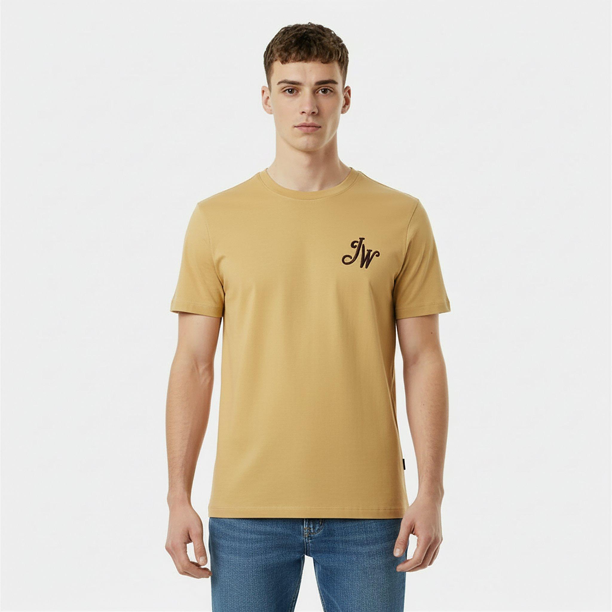 Jack Wills Men's JW Script Initial Regular Fit T-Shirt | Sports Direct