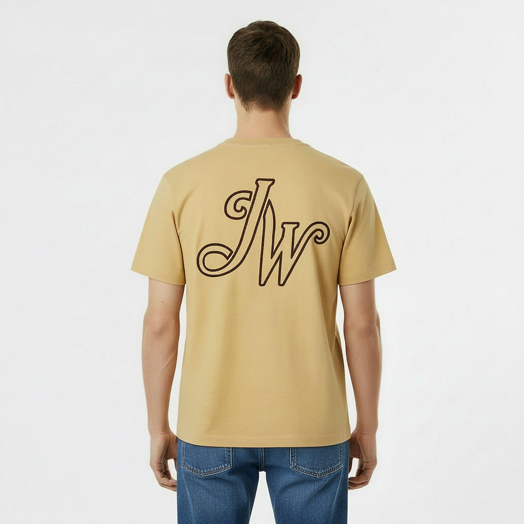Jack Wills Men's JW Script Initial Regular Fit T-Shirt | Sports Direct
