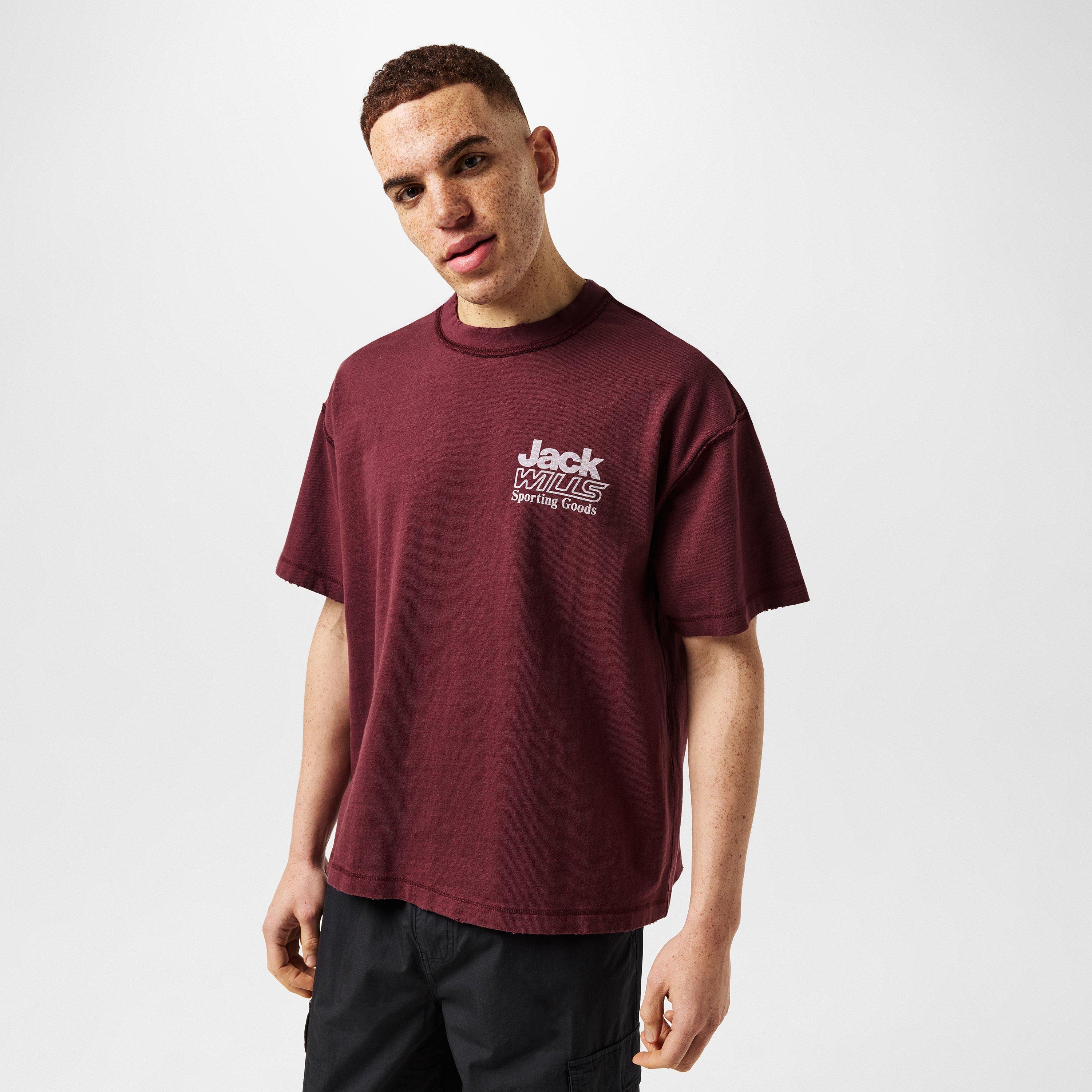 Moltn Chocolate - Jack Wills - JW Bold Graphic Regular Fit T-Shirt - 3