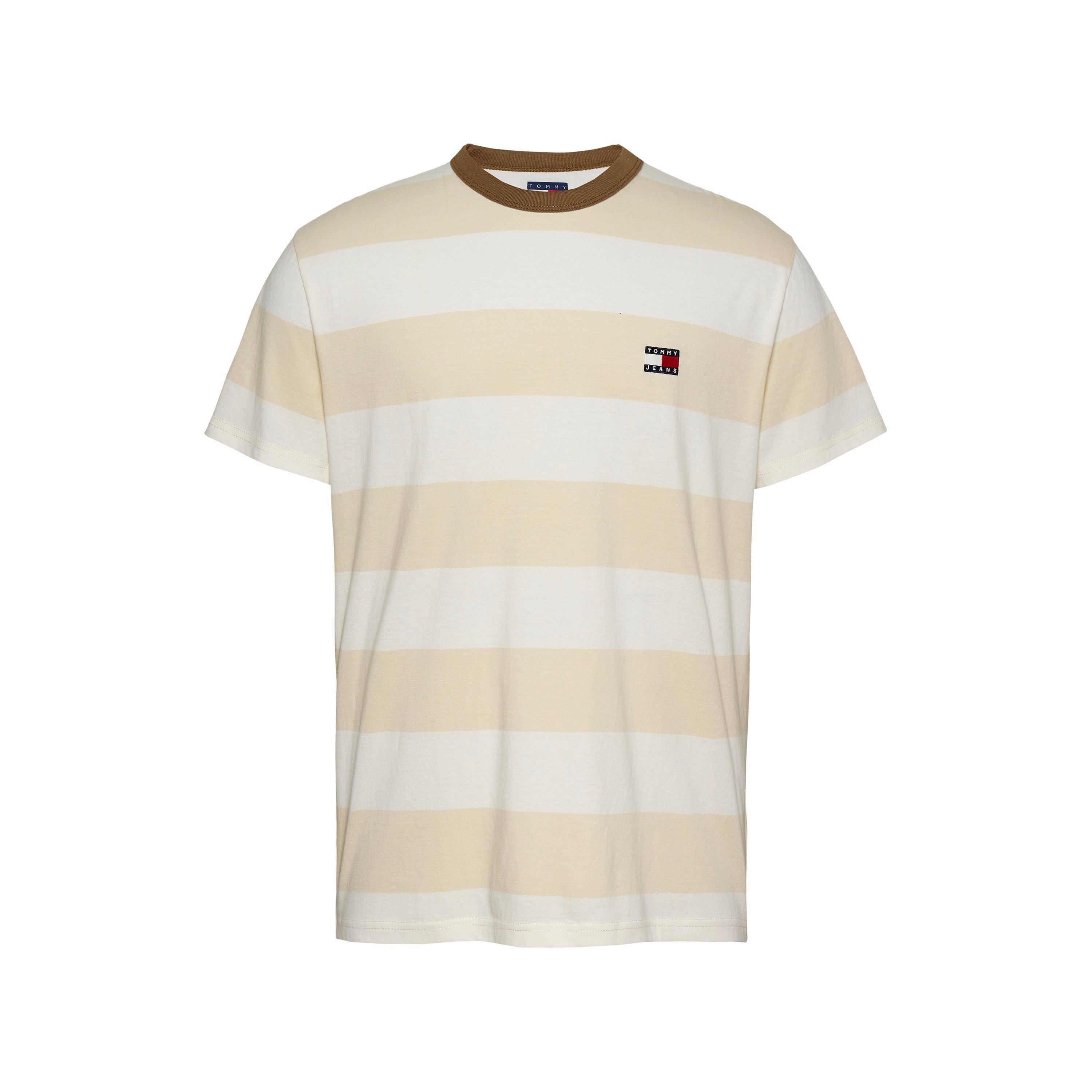 Tommy Jeans Men's Bold Stripe Regular Fit T-Shirt - Newsprint - 2XL