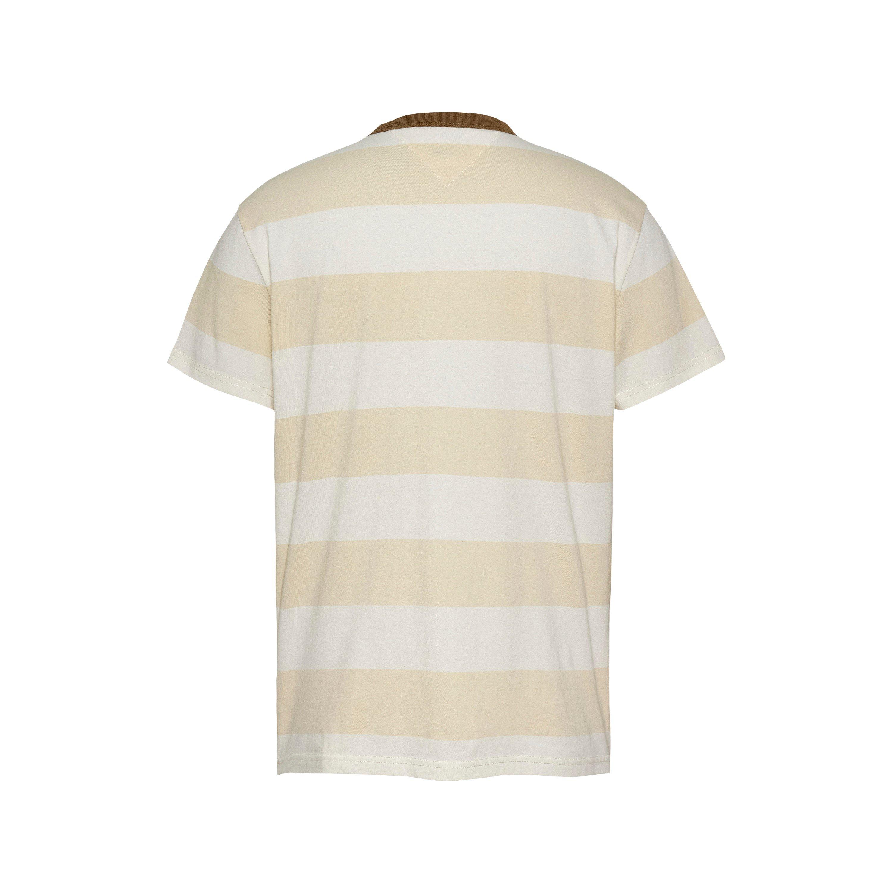 Newsprint - Tommy Jeans - Men's Bold Stripe Regular Fit T-Shirt - 2