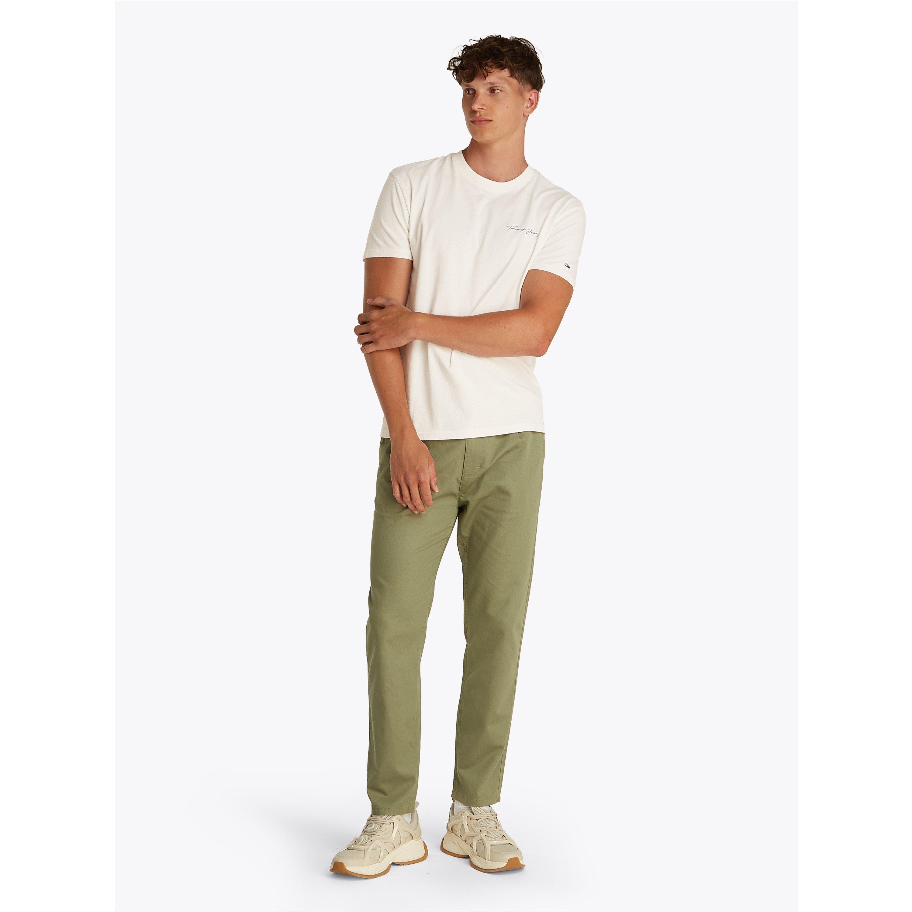 Bianco antico - Tommy Jeans - Men's TJM Signature Sailing Short-Sleeve T-Shirt - 3