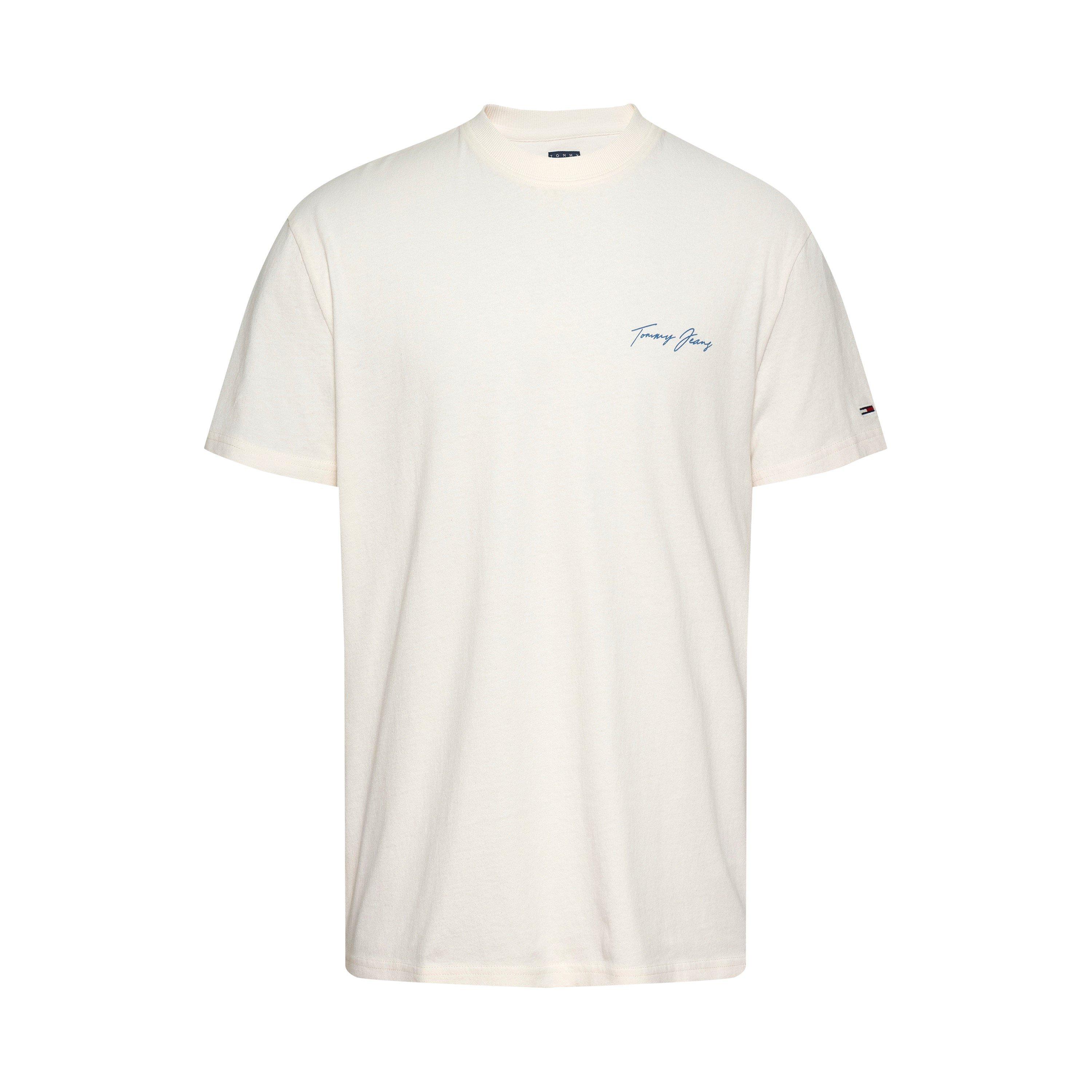 Bianco antico - Tommy Jeans - Men's TJM Signature Sailing Short-Sleeve T-Shirt - 5
