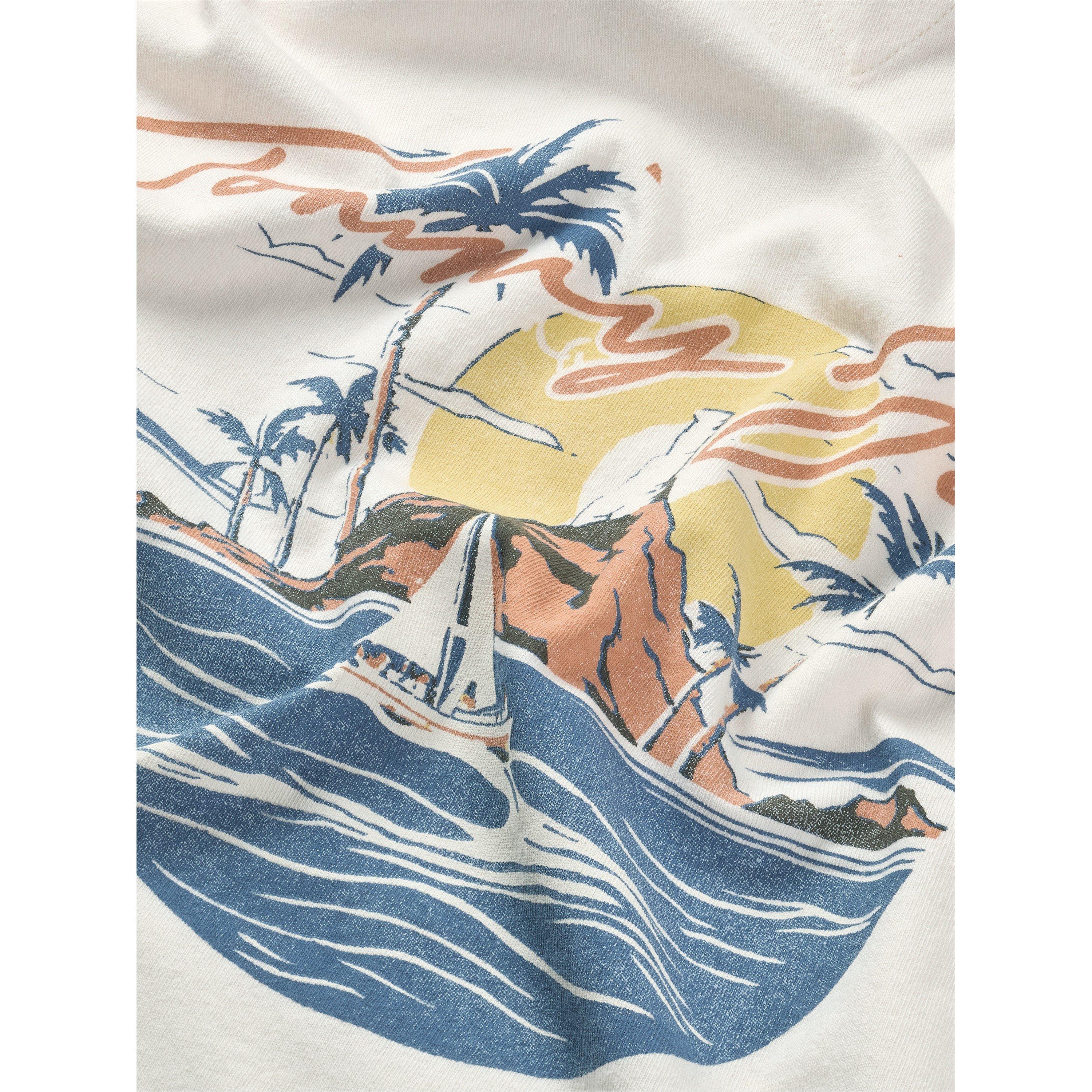 Bianco antico - Tommy Jeans - Men's TJM Signature Sailing Short-Sleeve T-Shirt - 7