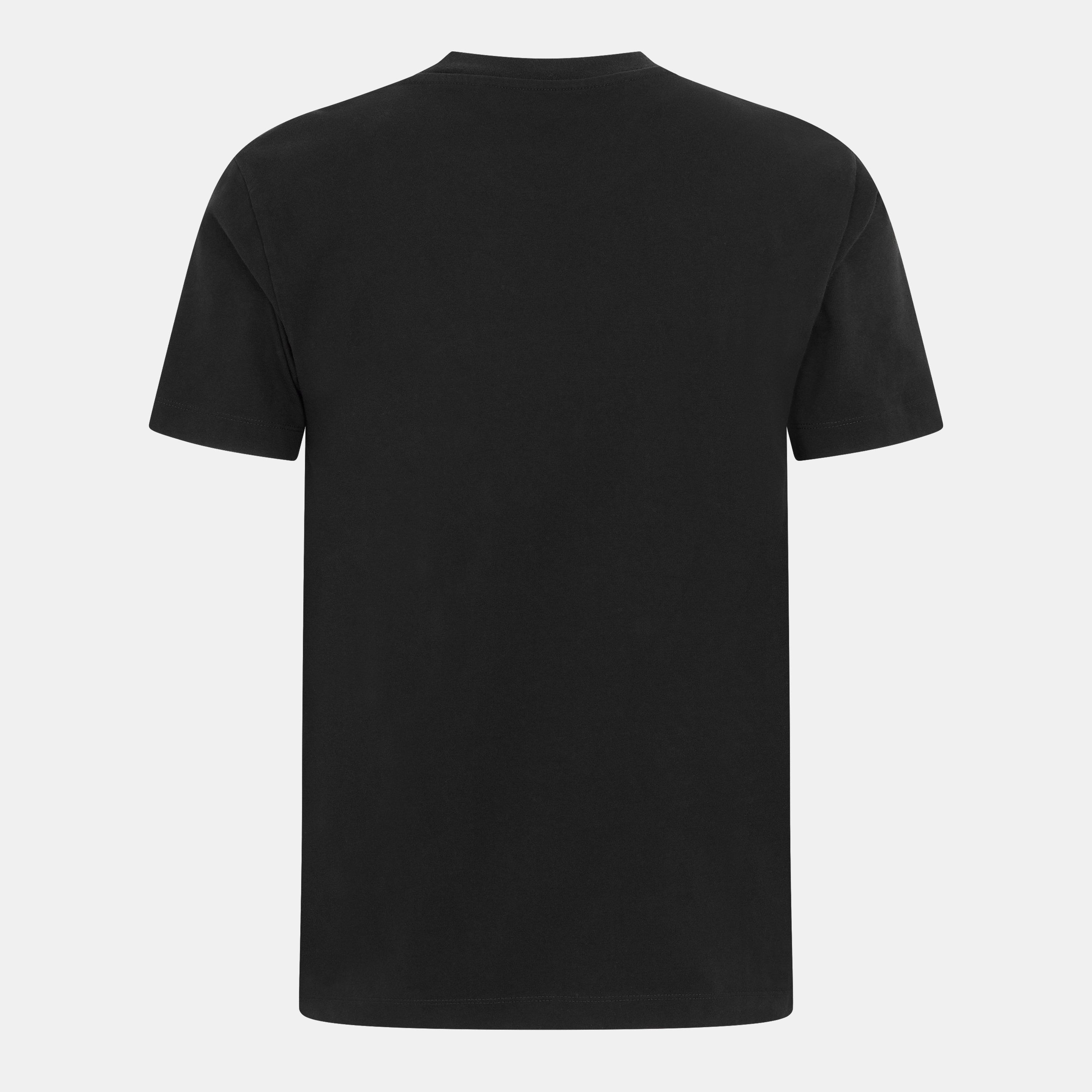 Black/White - Off White - Men's FAS Short-Sleeve T-Shirt, Helvetica Logo - 2