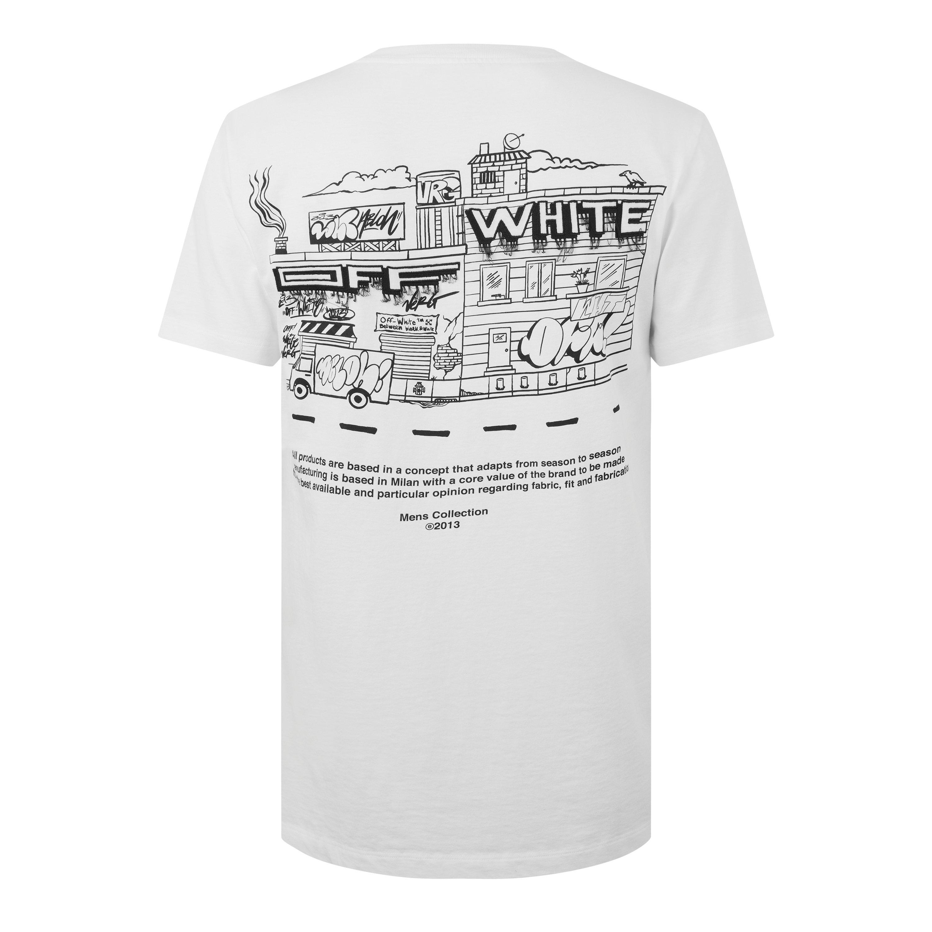 White - Off White - Men's Regular Fit T-Shirt - 2