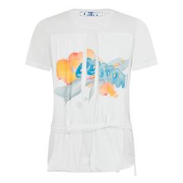 Off White Ow X Aw Panel T Shirt