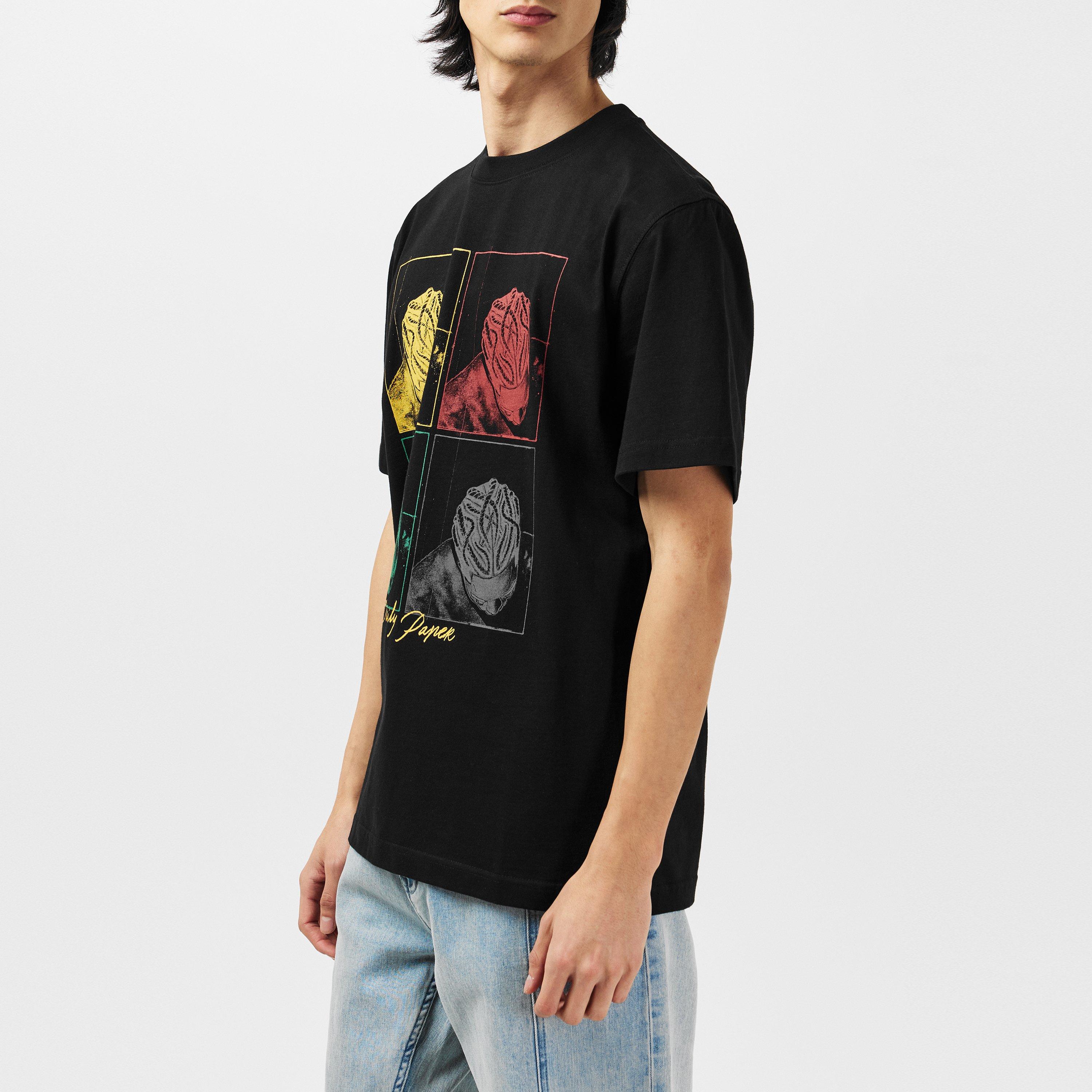 Black - Daily Paper - Men's Frame Regular Fit T-Shirt - 2