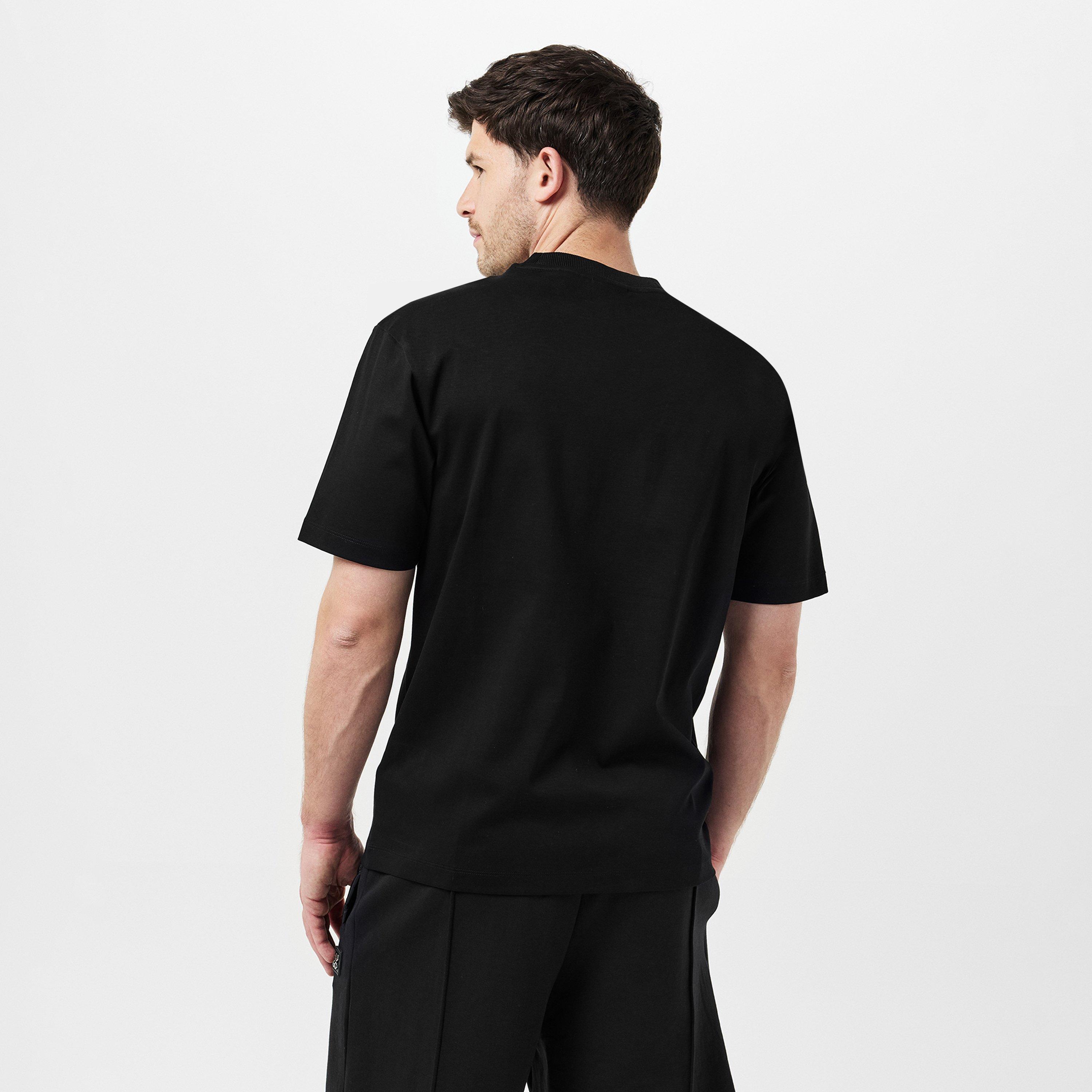 Black 001 - Hugo - Men's Dombiro 01 Regular Fit T-Shirt - 4