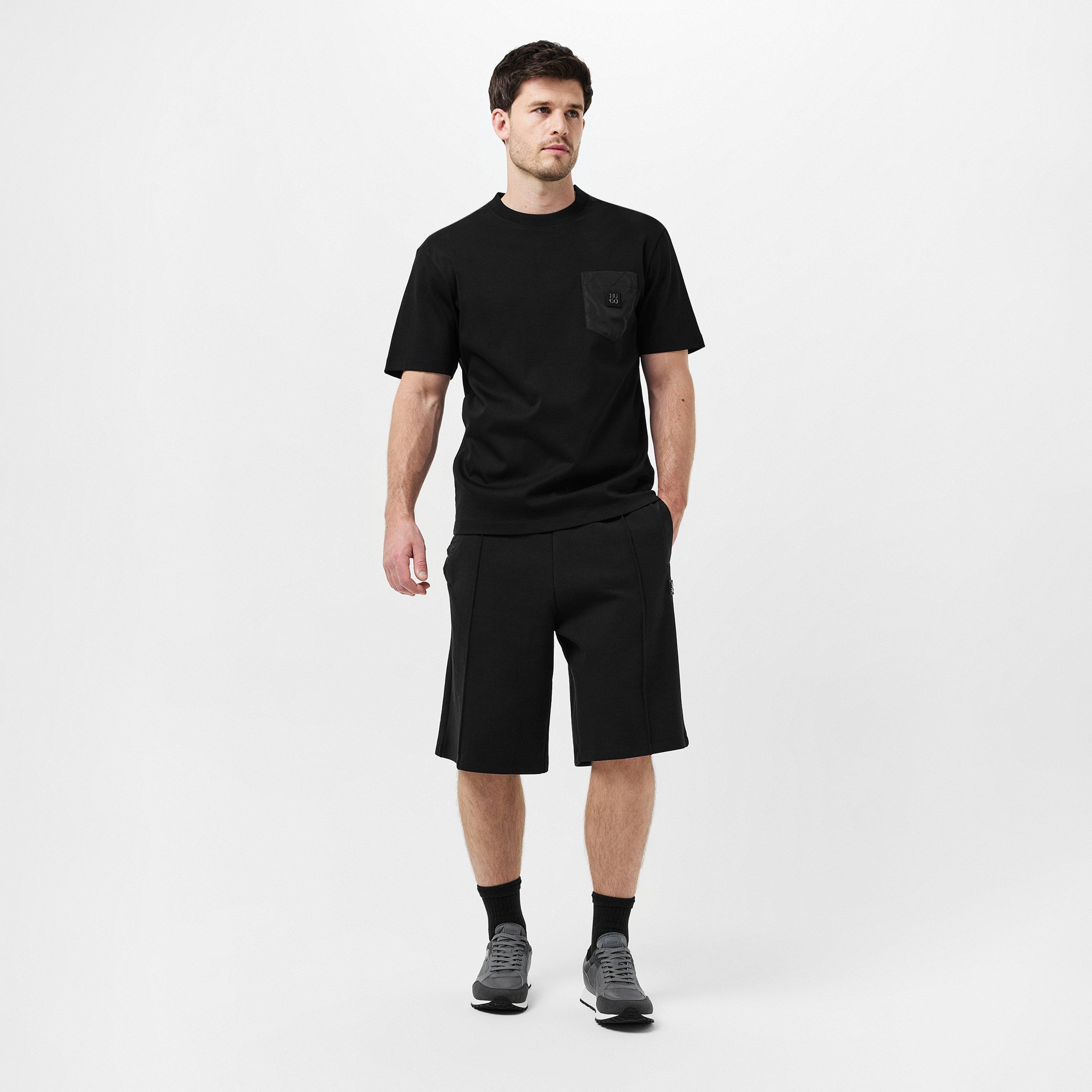 Black 001 - Hugo - Men's Dombiro 01 Regular Fit T-Shirt - 6