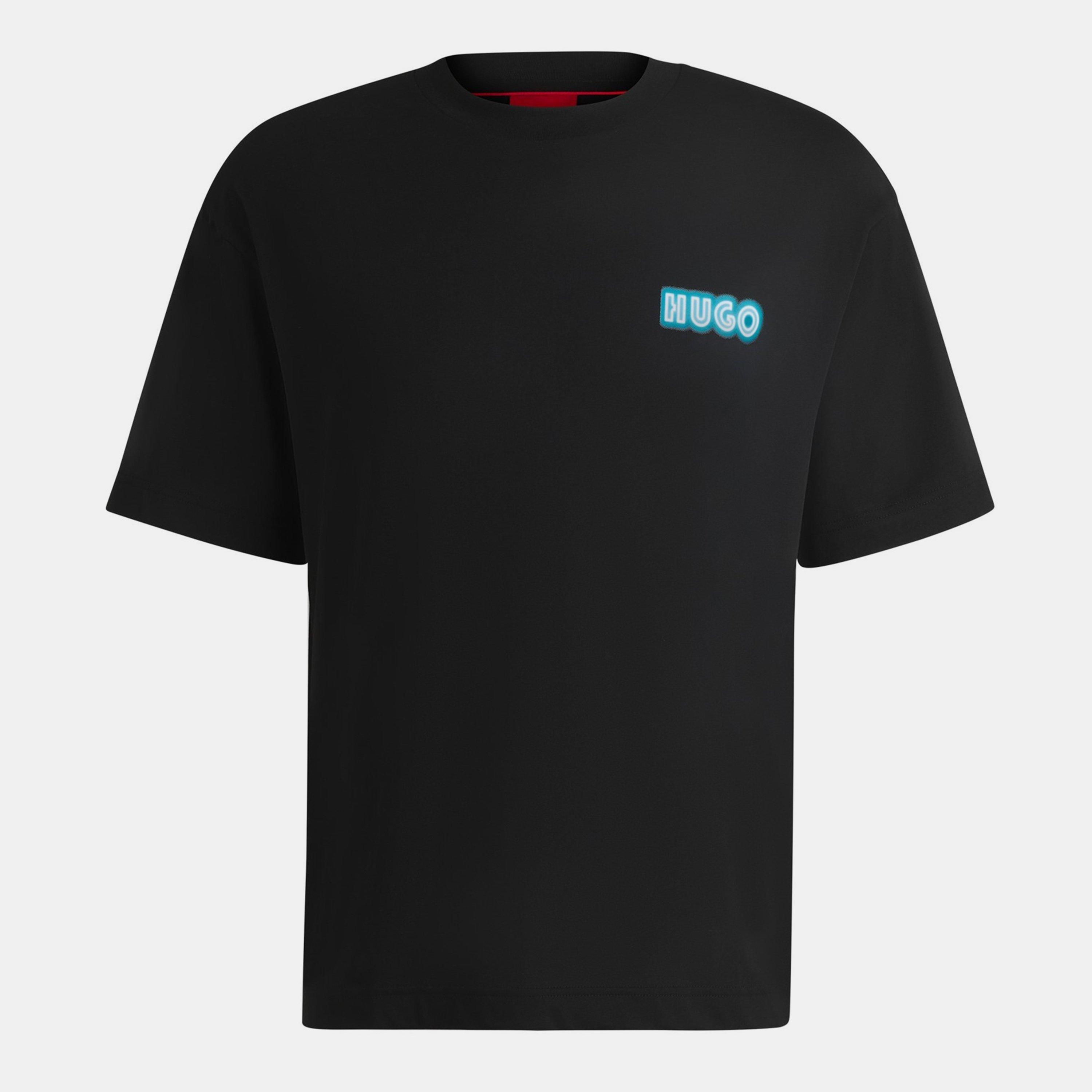 Hugo Men's Duwood Regular Fit T-Shirt - Black 001 - S
