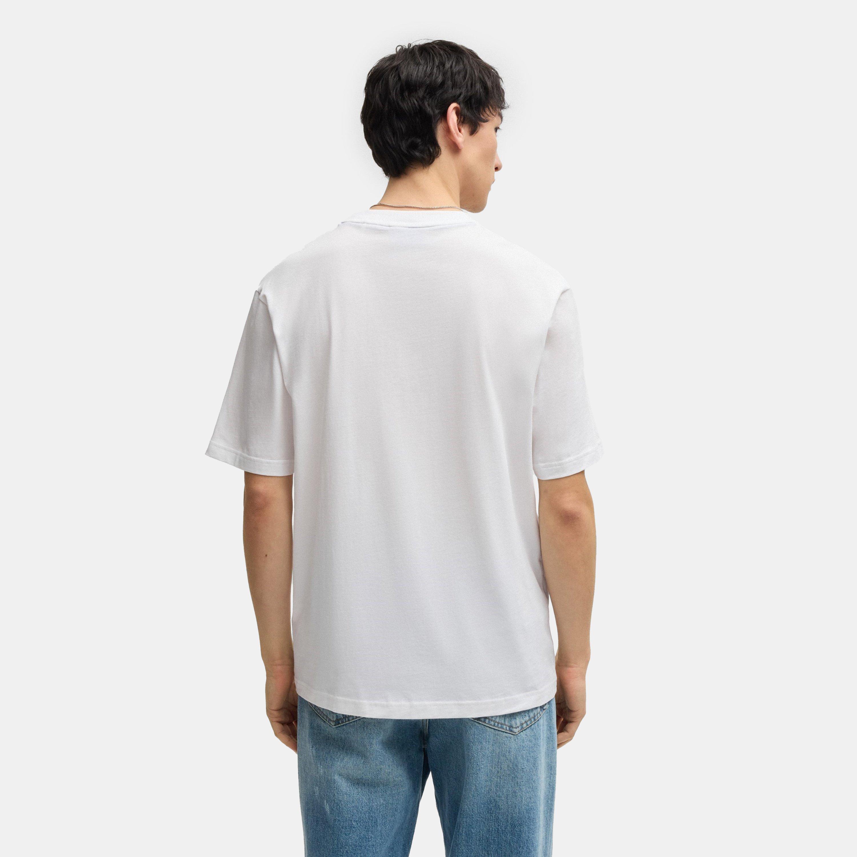White 100 - Hugo - Men's Regular Fit T-Shirt - 3