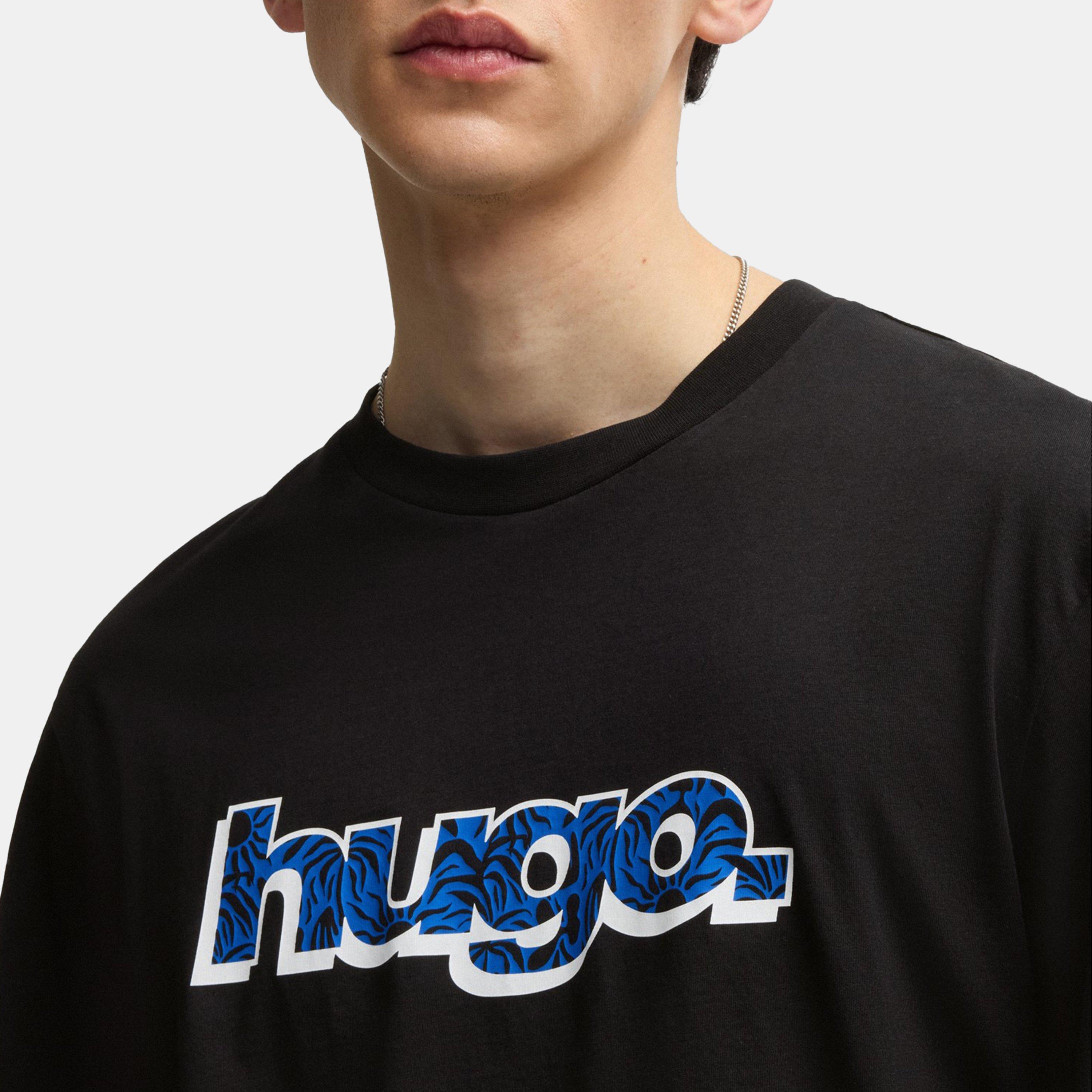 Black 001 - Hugo - Men's Regular Fit T-Shirt - 4