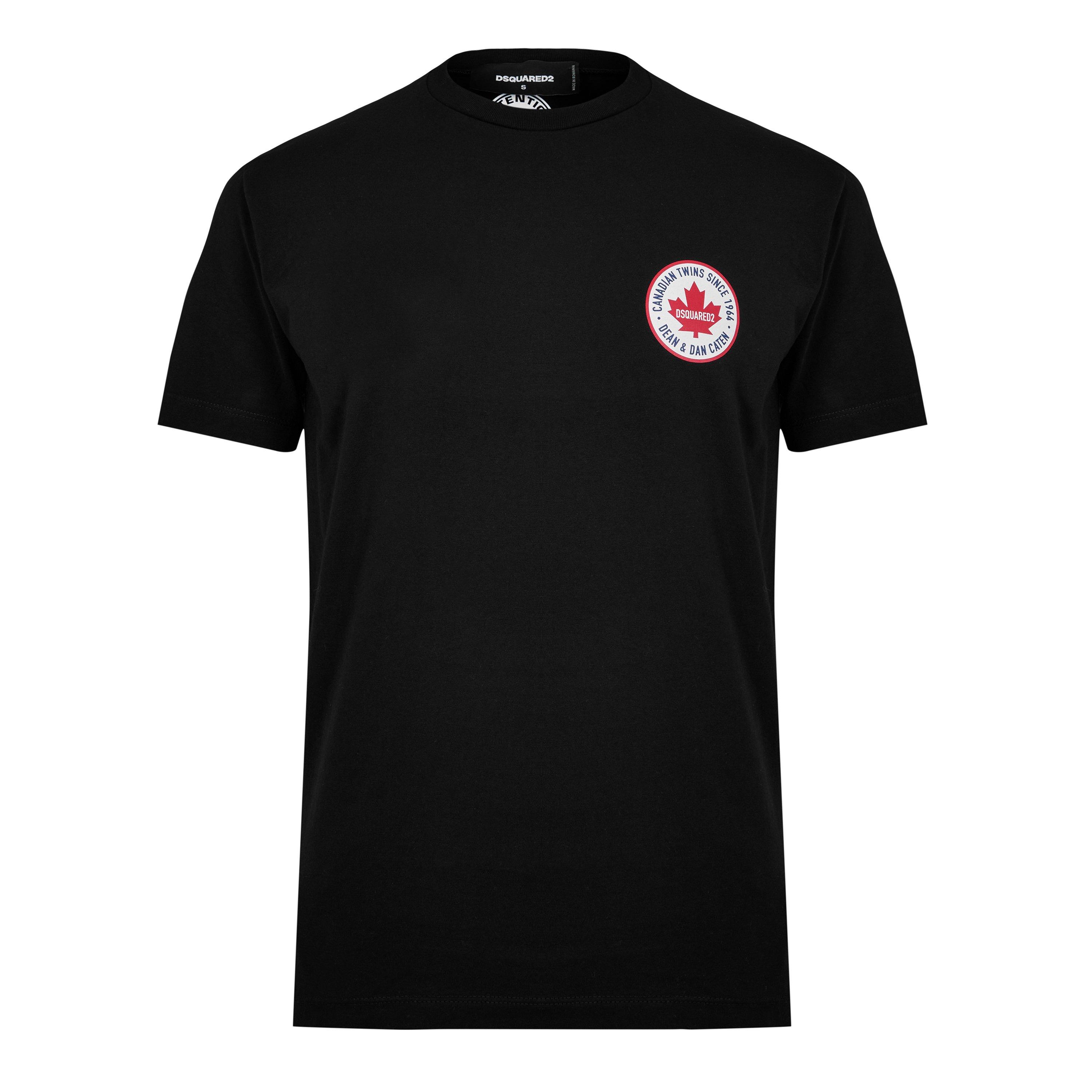 Black - DSquared2 - Cool Fit Logo Patch T-Shirt - 1