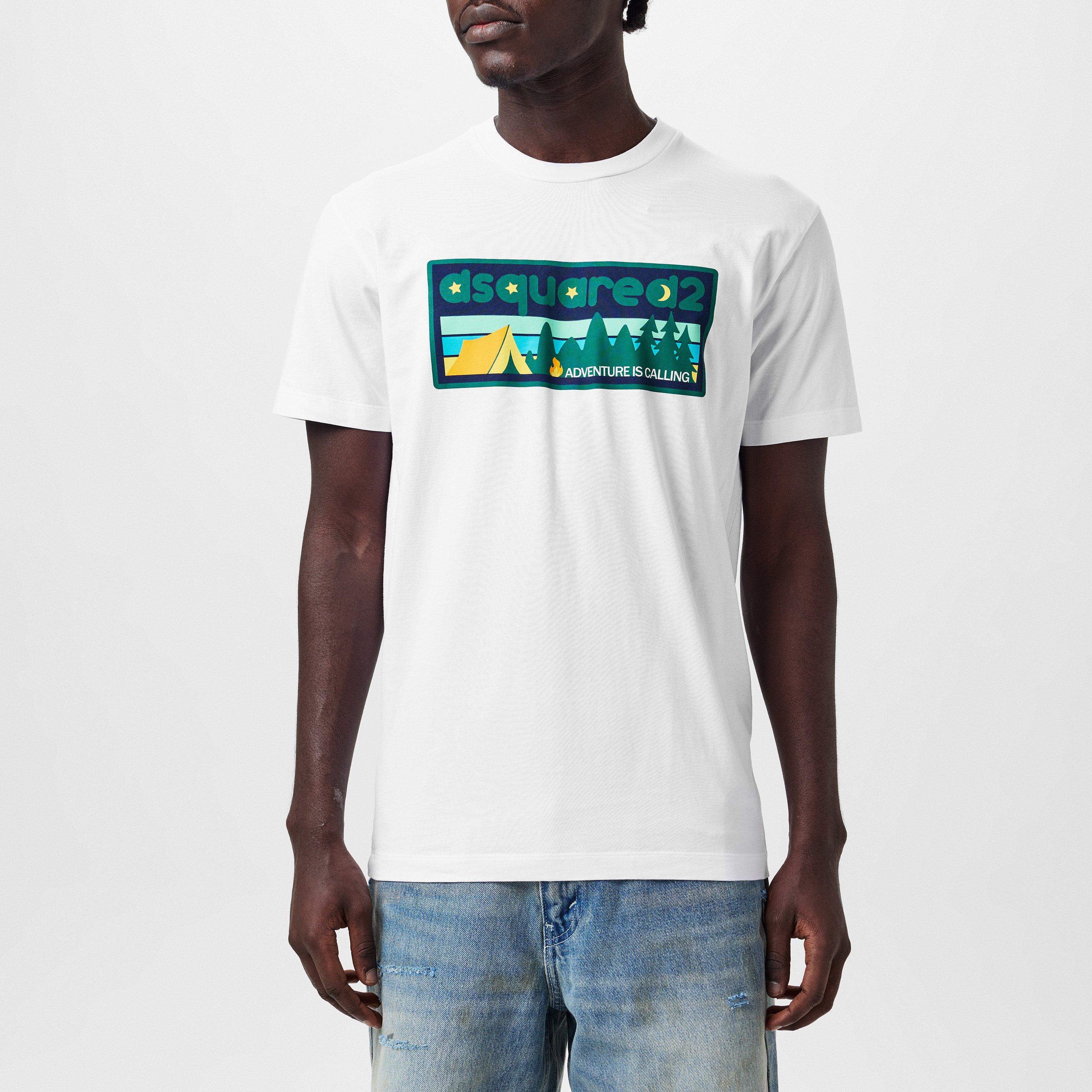 White - DSquared2 - Cool Fit T-Shirt - 3