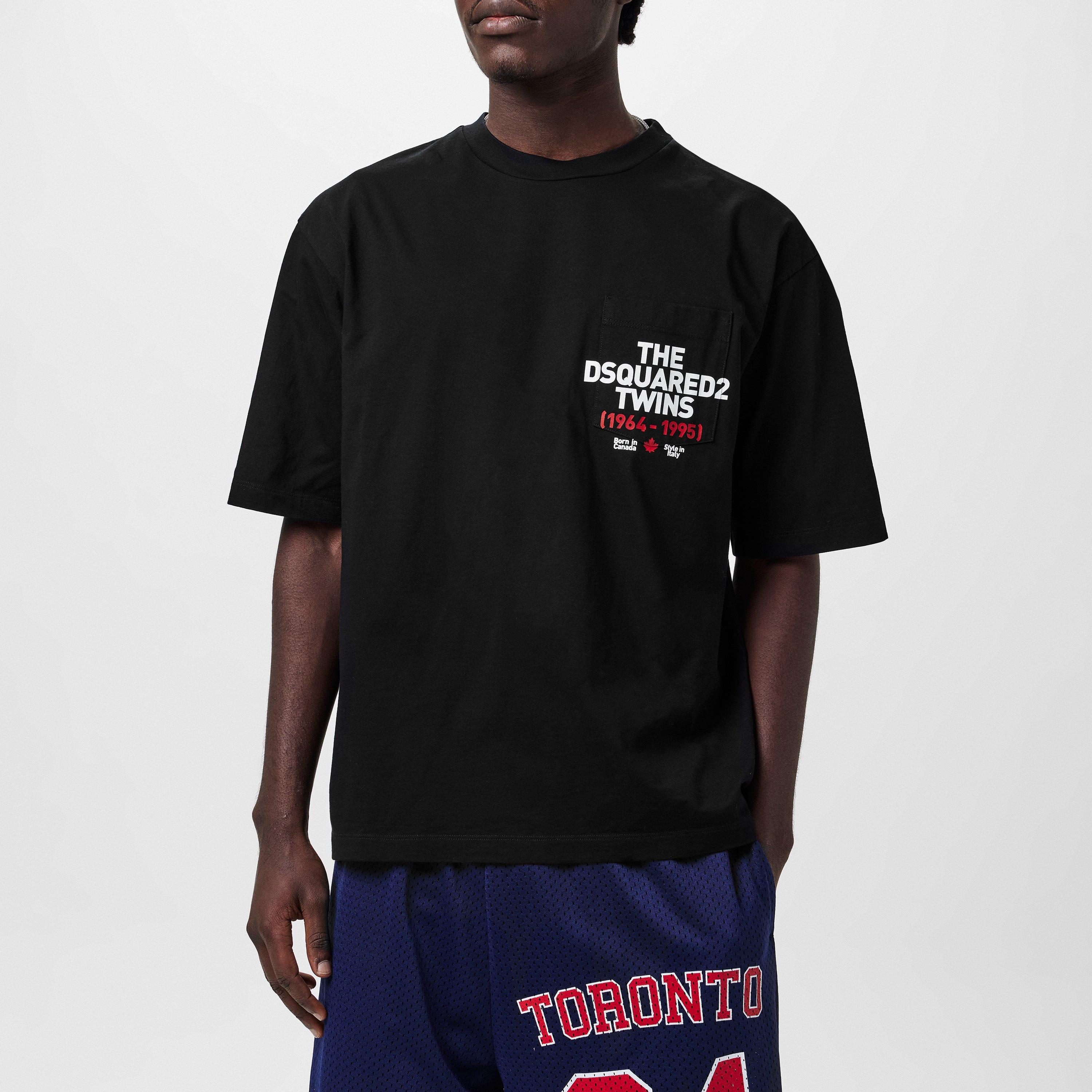 Black - DSquared2 - Bold Slogan Tee - 3