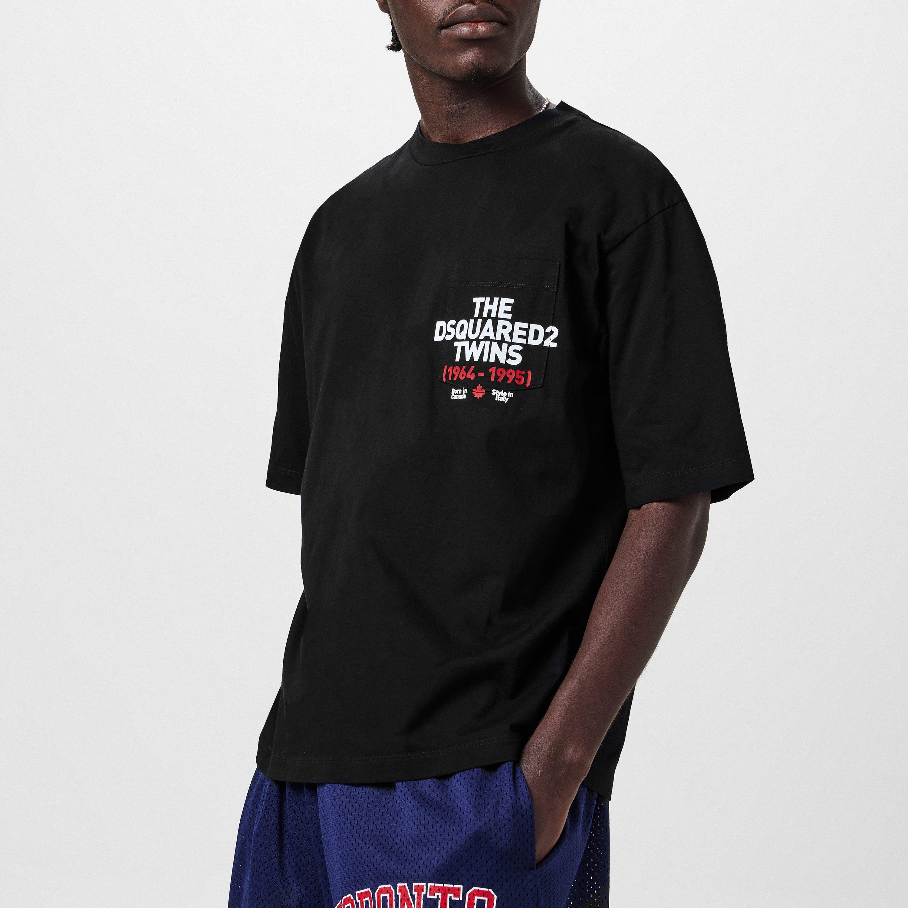 Black - DSquared2 - Bold Slogan Tee - 5