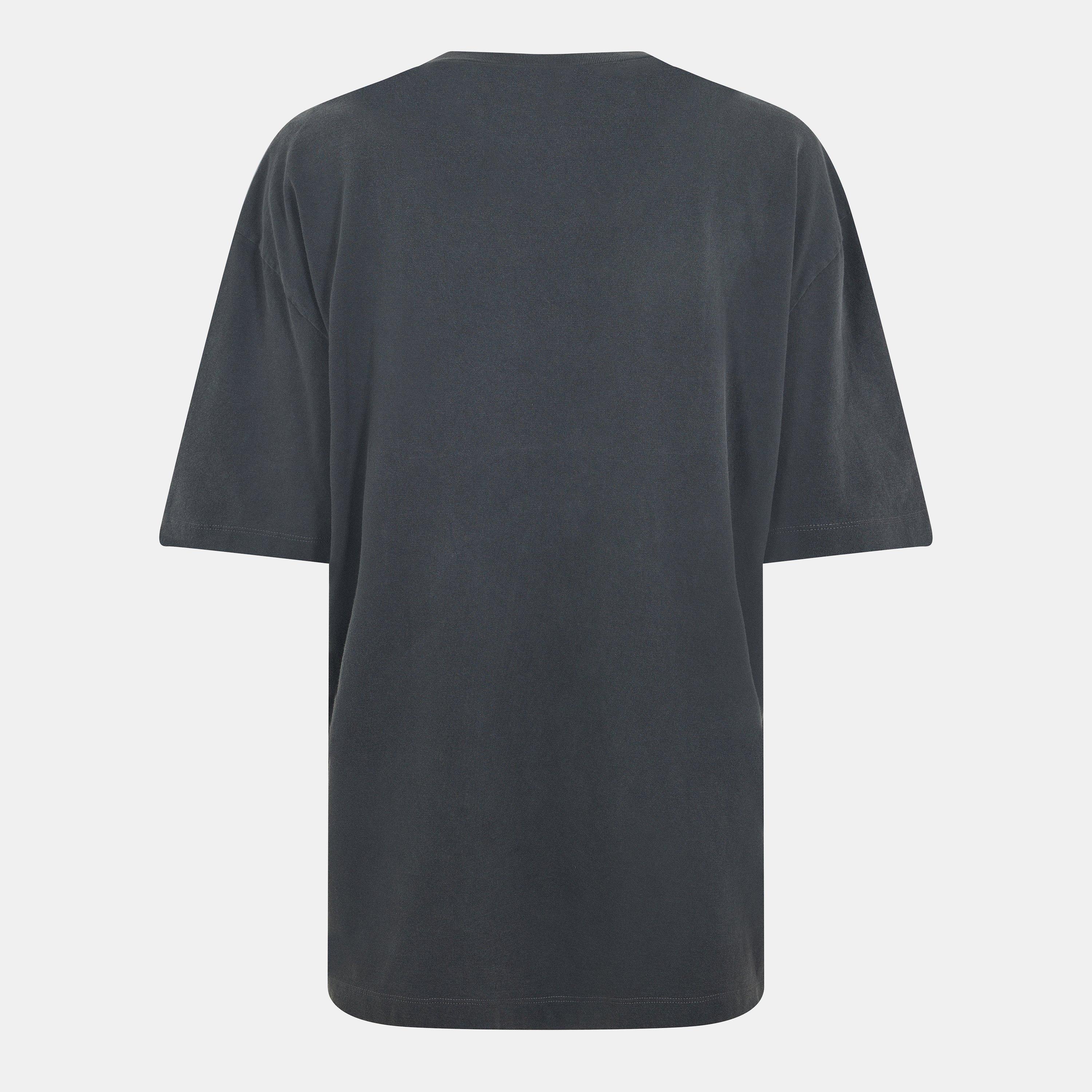 Washed black - Maison Margiela - Men's MMM Logo Short Sleeve T-Shirt - 2