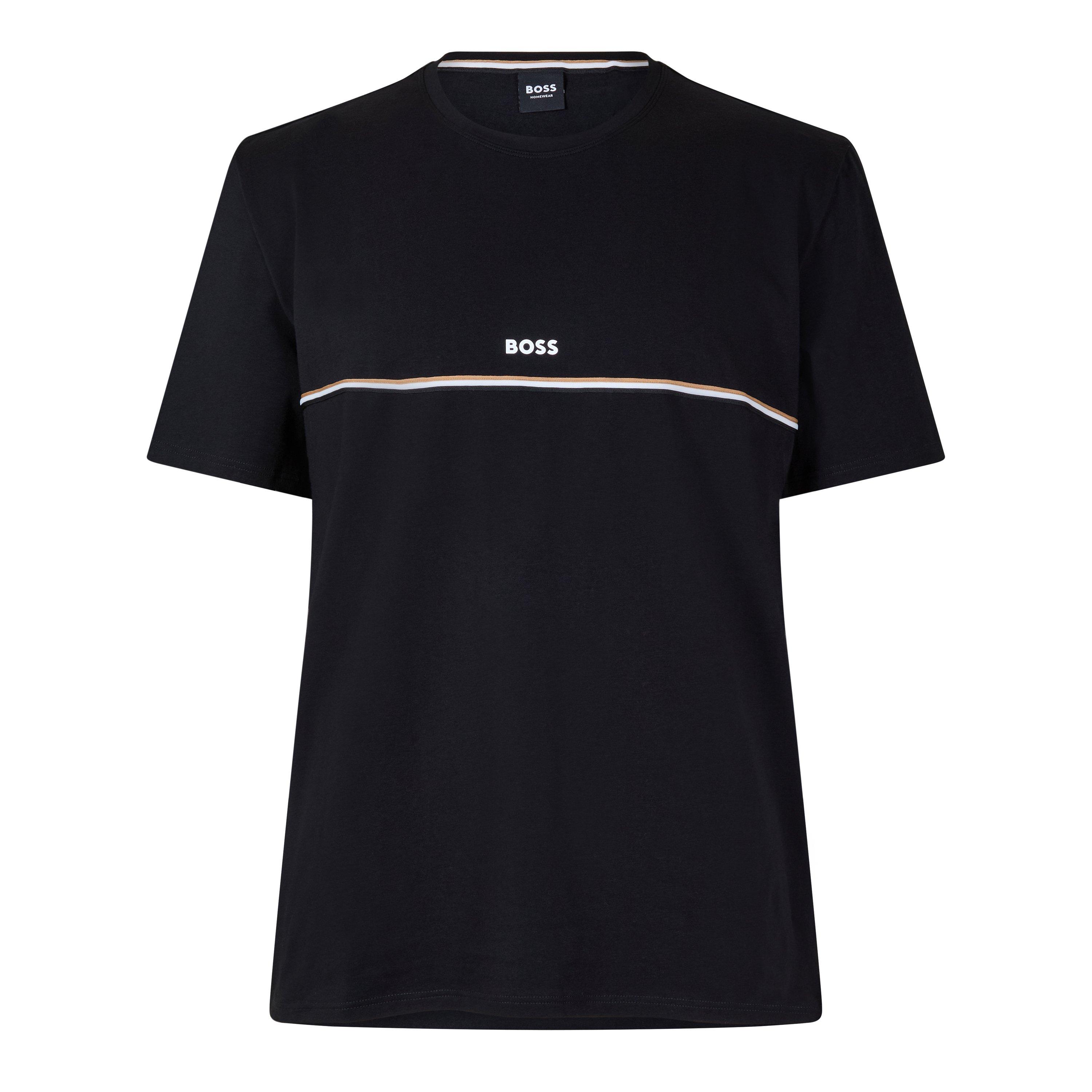 Black 001 - Boss - Men's Crew Neck Short Sleeve T-Shirt - 1