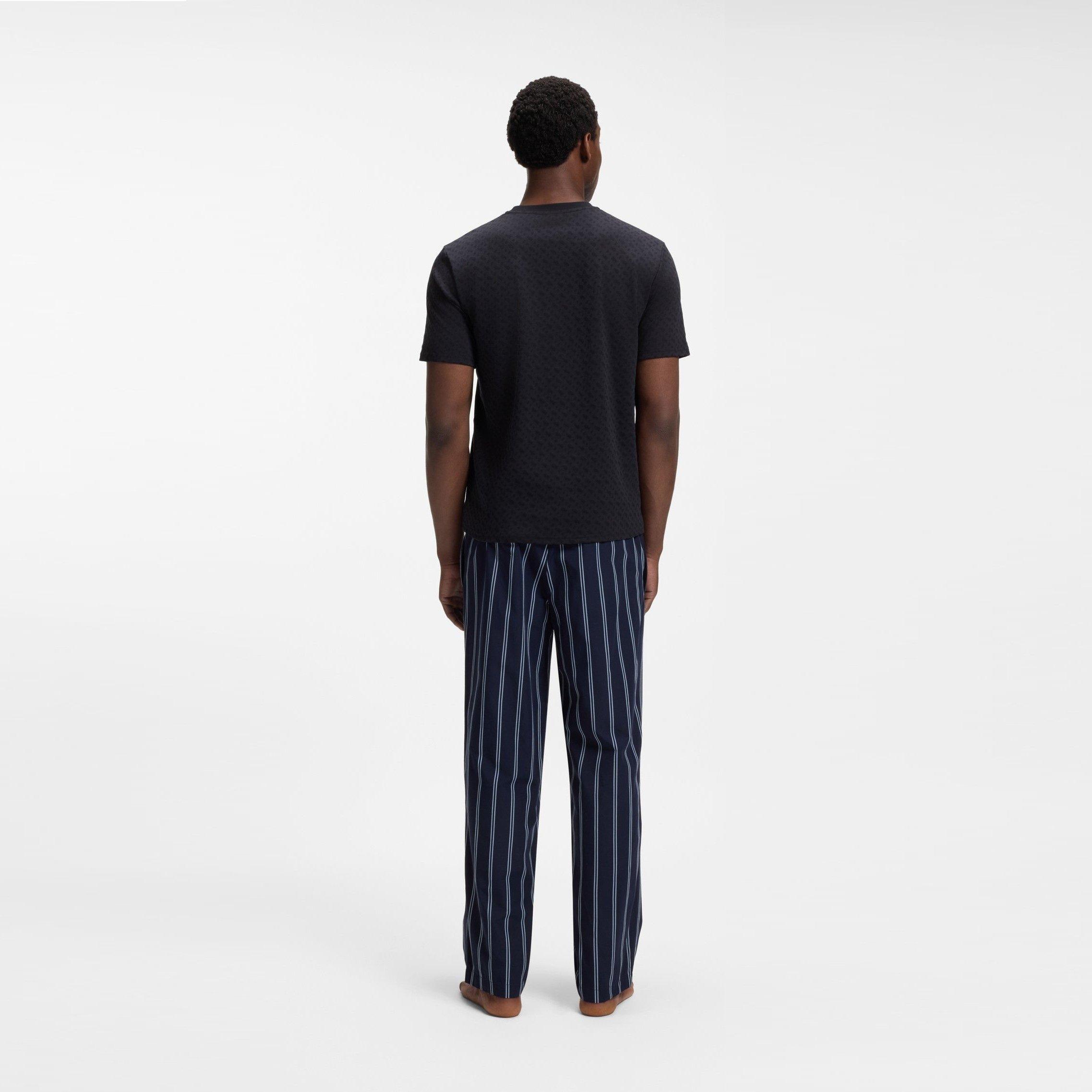 Dark Blue - Boss - Men's RelaxMono Cotton T-Shirt - 3