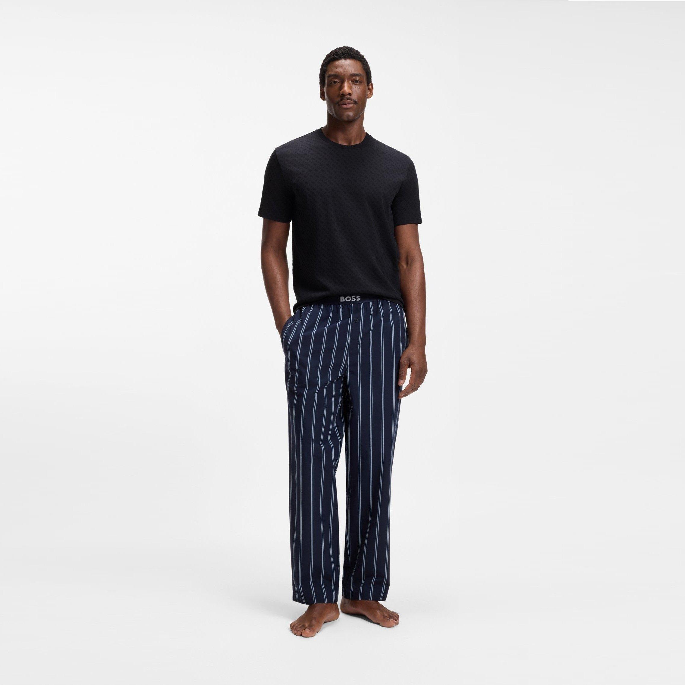 Dark Blue - Boss - Men's RelaxMono Cotton T-Shirt - 5