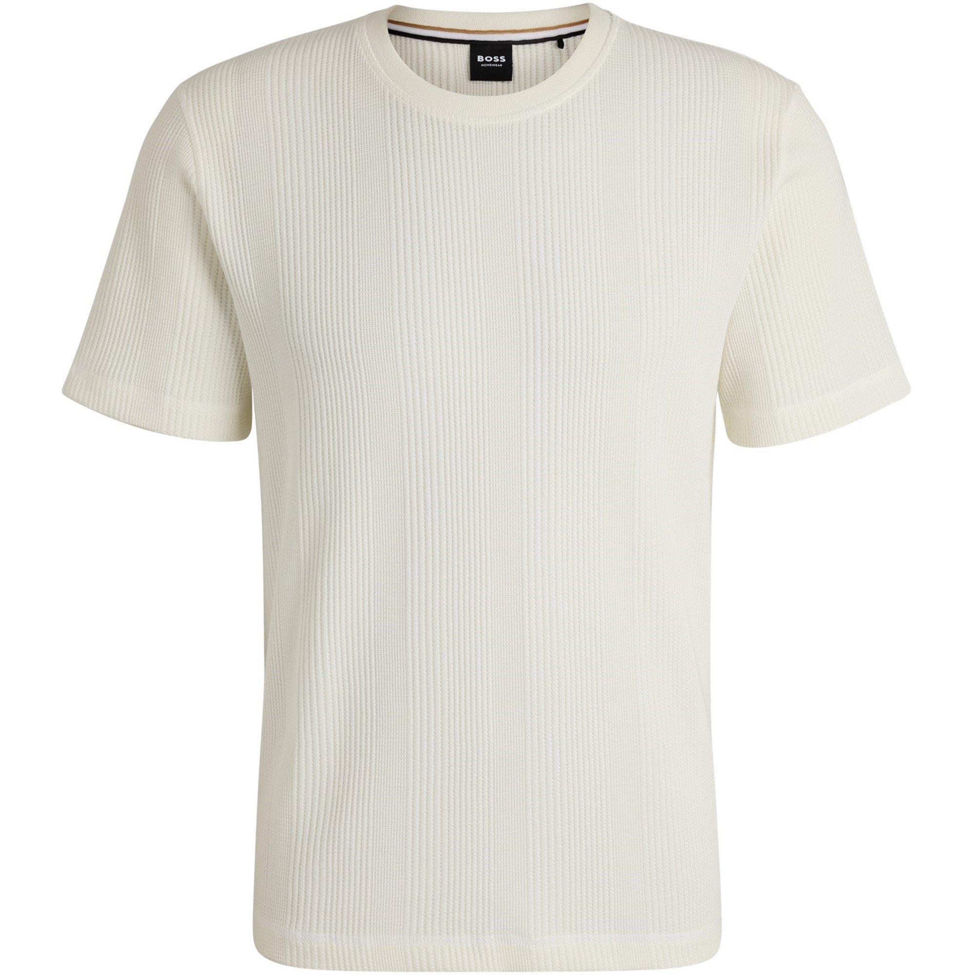 White 101 - Boss - Men's BW Structure Regular Fit T-Shirt