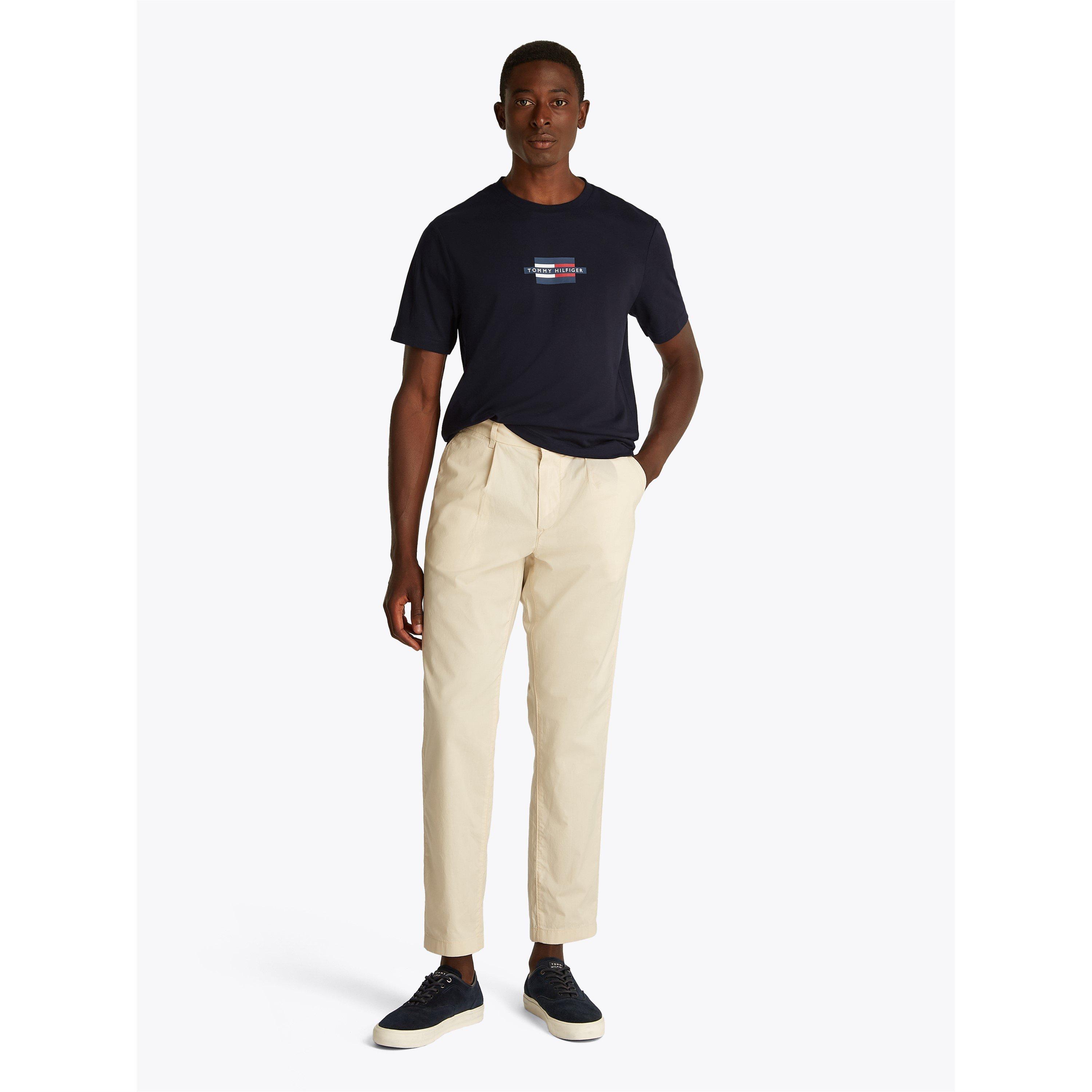 Desert Sky - Tommy Hilfiger - Men's FLAG BOX Regular Fit T-Shirt - 7