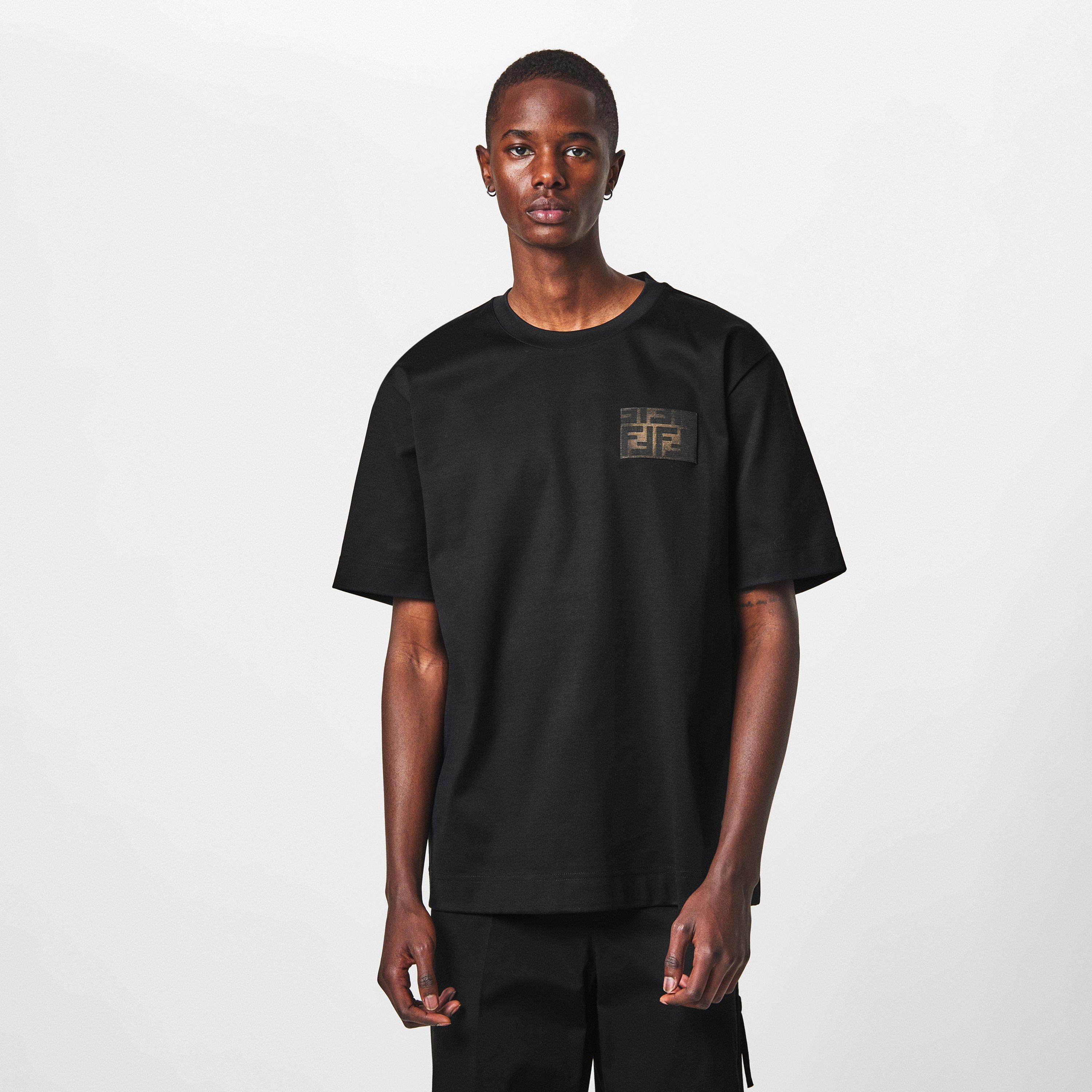 Black - Fendi - Logo T-Shirt - 3