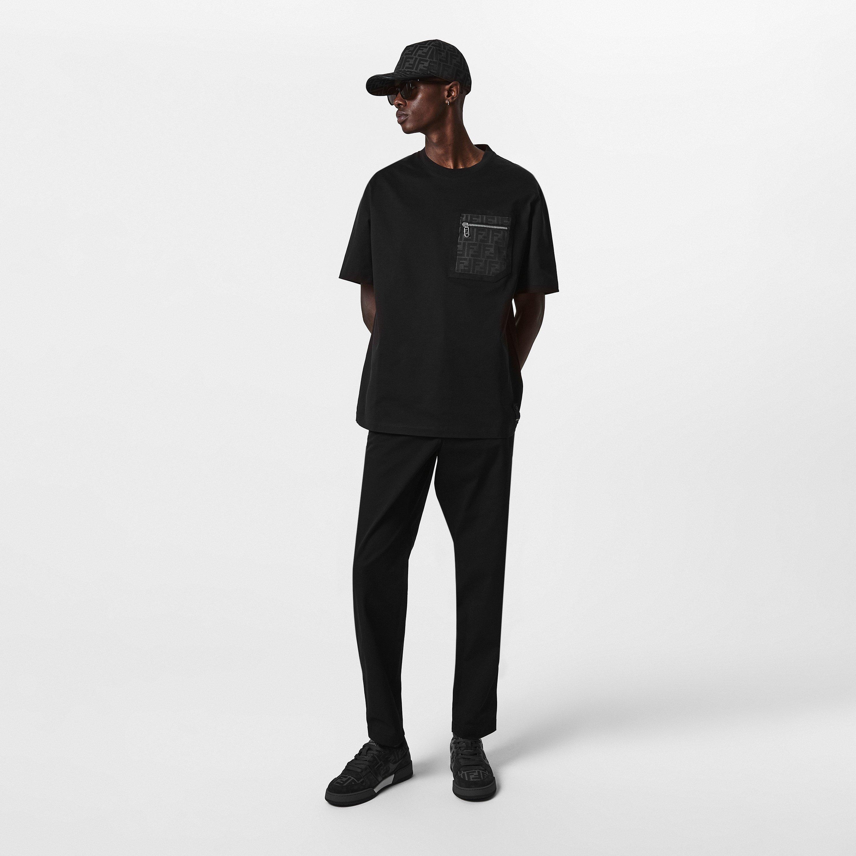 Black - Fendi - Pocket T-Shirt - 6