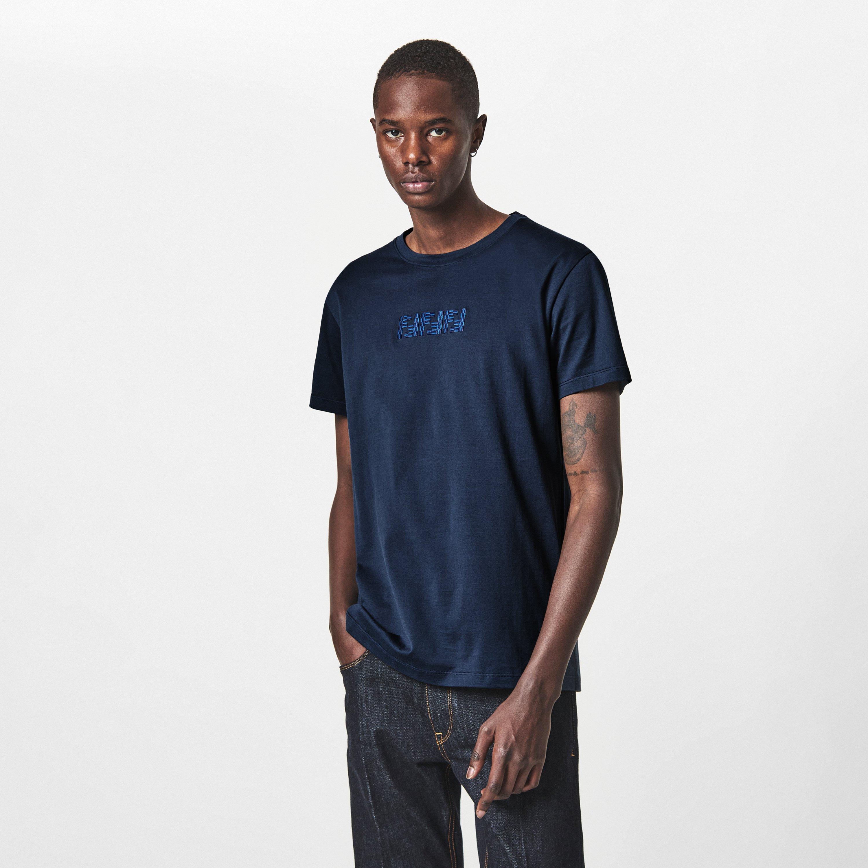 Navy - Fendi - Labrinth T-Shirt - 3