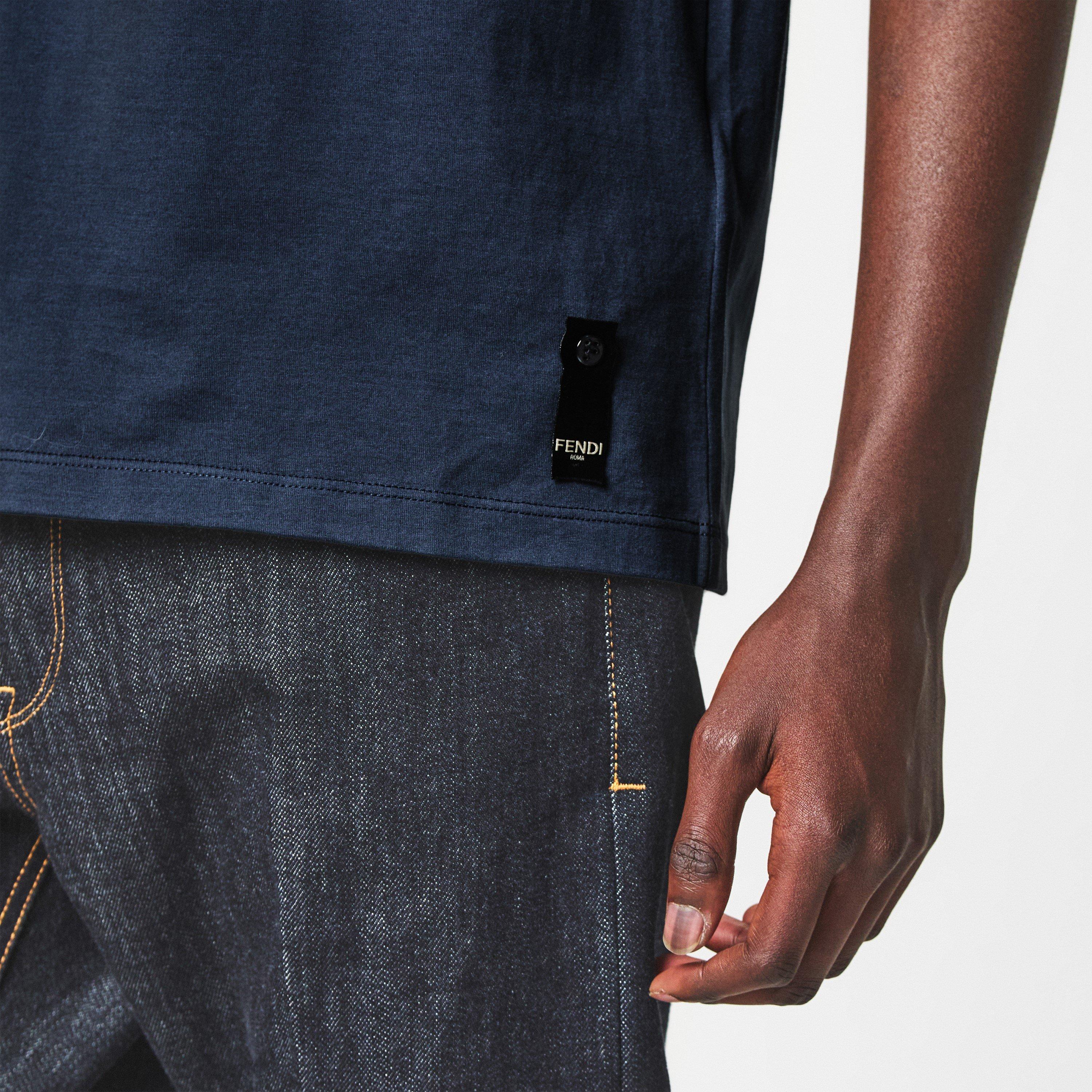 Navy - Fendi - Labrinth T-Shirt - 5